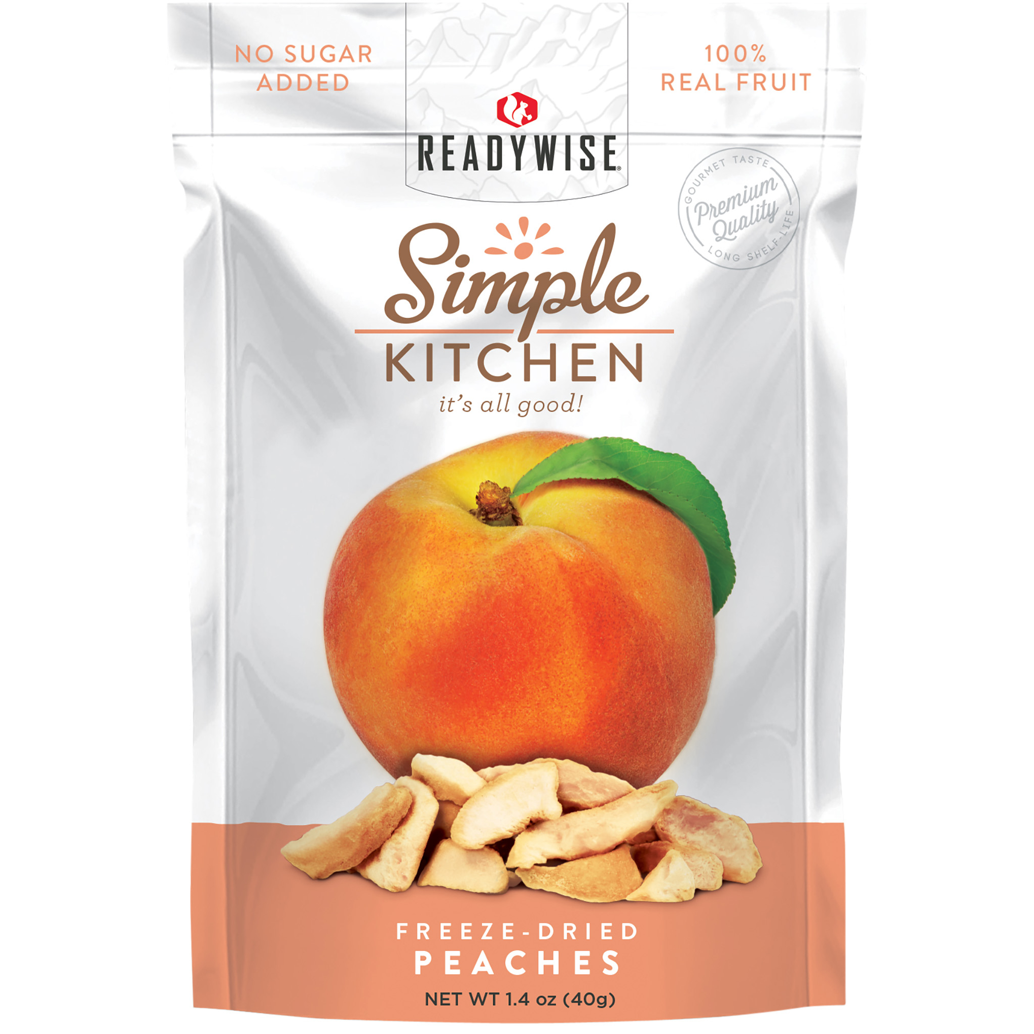 Wise SK05-008 Simple Kitchen Freeze Dried Peaches 6 Ct