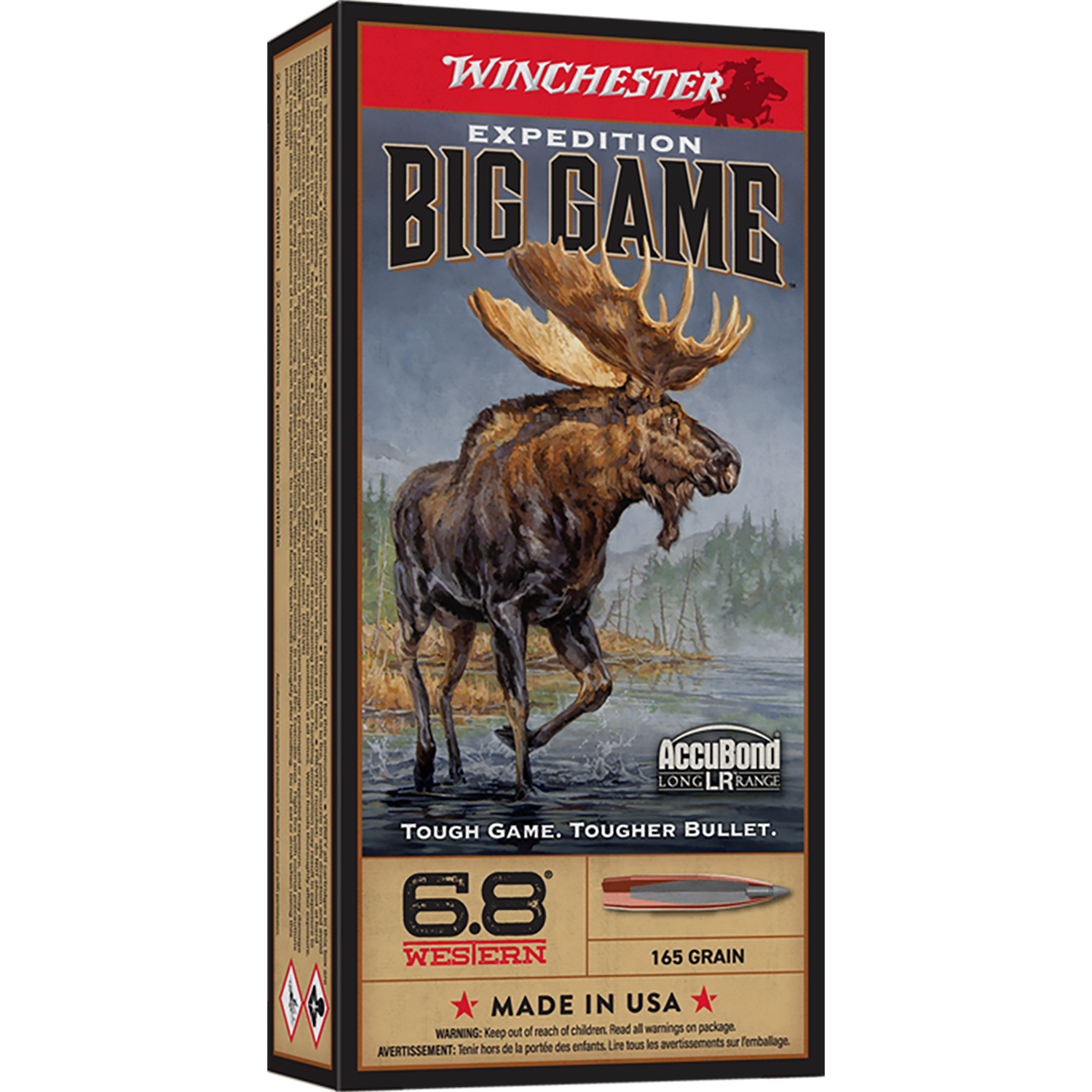 Winchester 6.8 Western Expedition Big Game 165GR Accubond 20RD