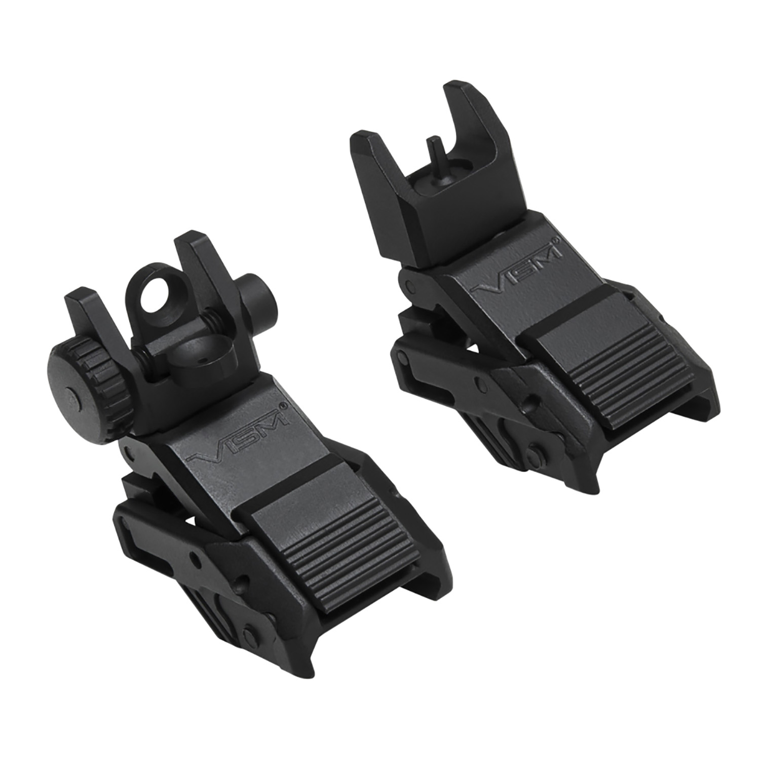 Ncstar Vism Pro Series AR15 Flip up Sight Set - Black
