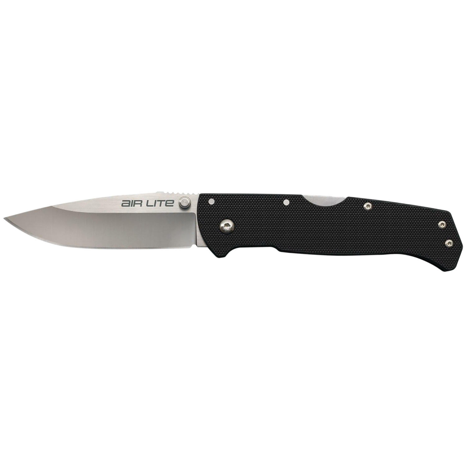 Cold Steel Air Lite Lockback Knife Drop Point 3.5 Black G-10