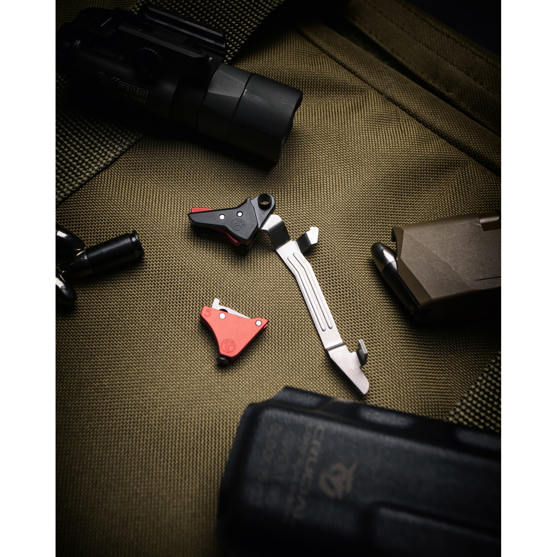 Timney Alpha Glock Gen 5 Trigger 3LB Red - Image 3