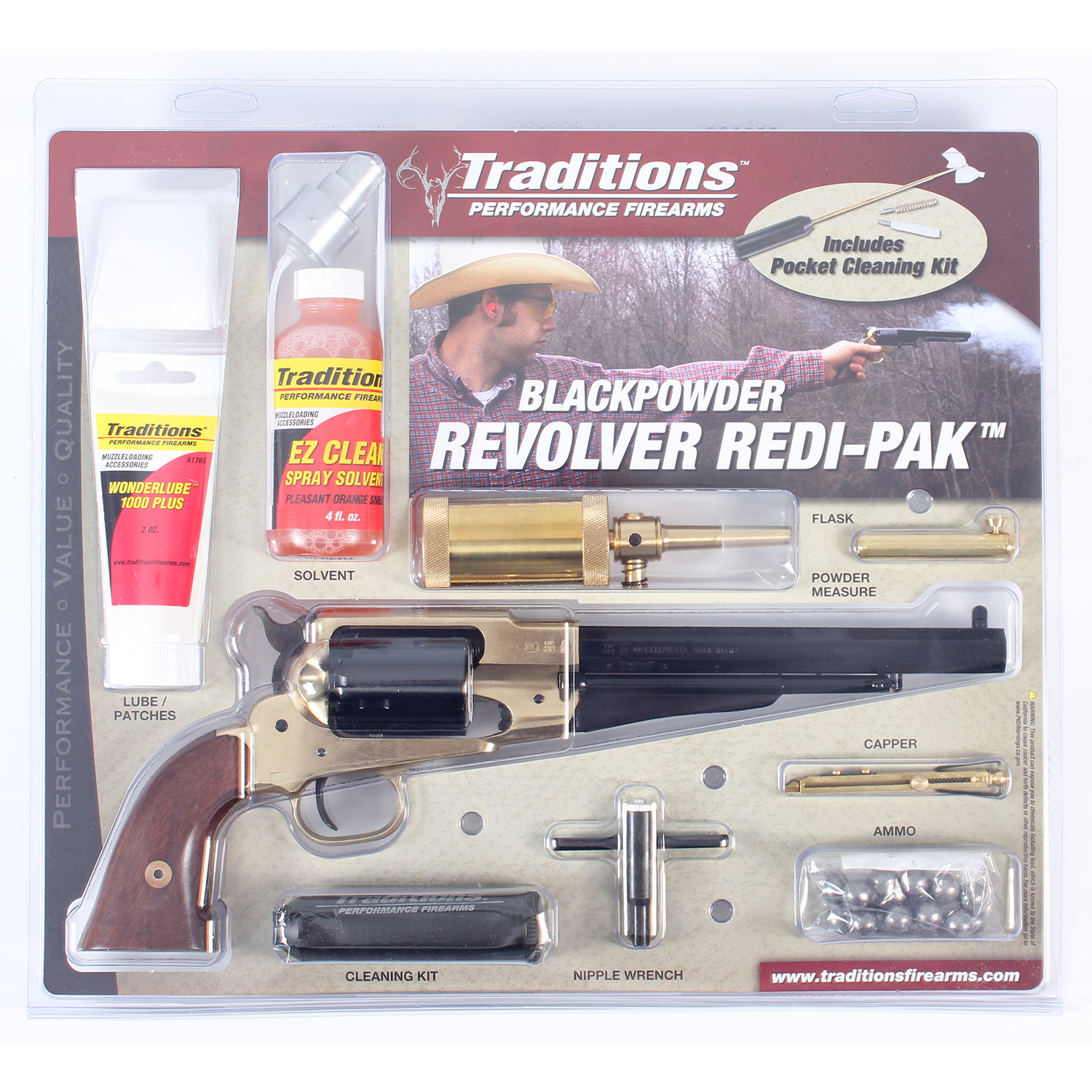 Tra 1858 Army Redipak 44CAL 8B