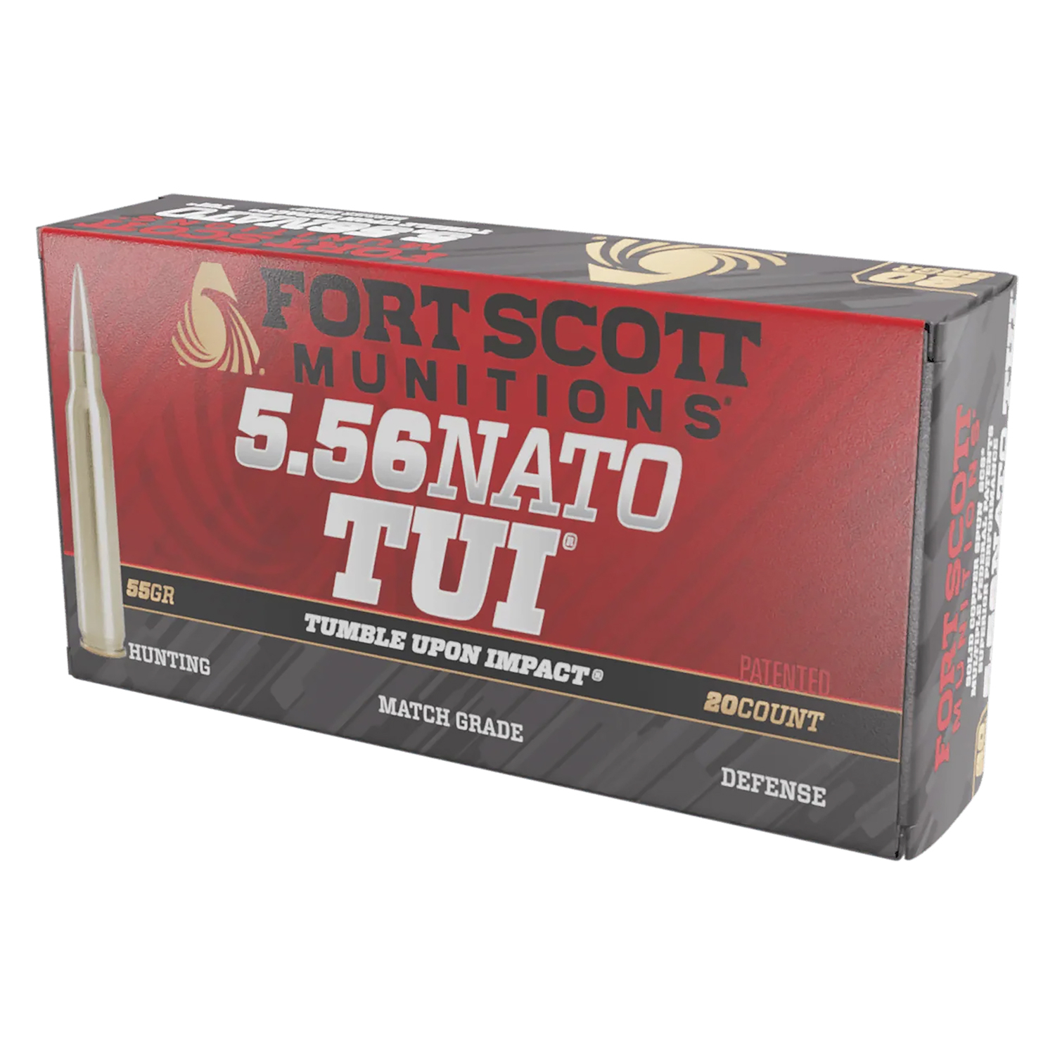 Fort Scott Munitions 5.56 Nato 55 Gr. Tui Copper 20 Rd.