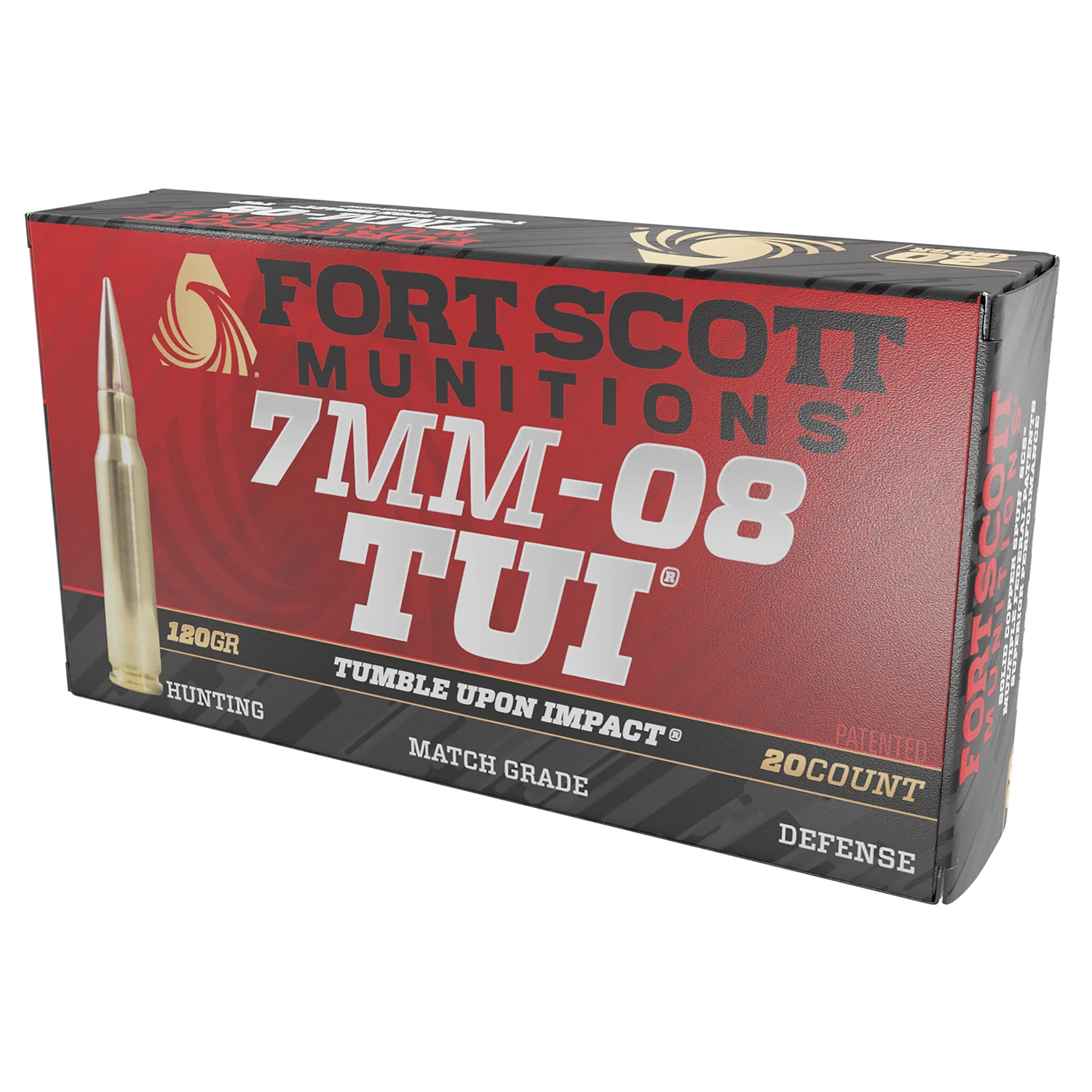 Fort Scott Munitions Rifle Ammo 7MM-08 120 Gr. Tui 20 Rd.