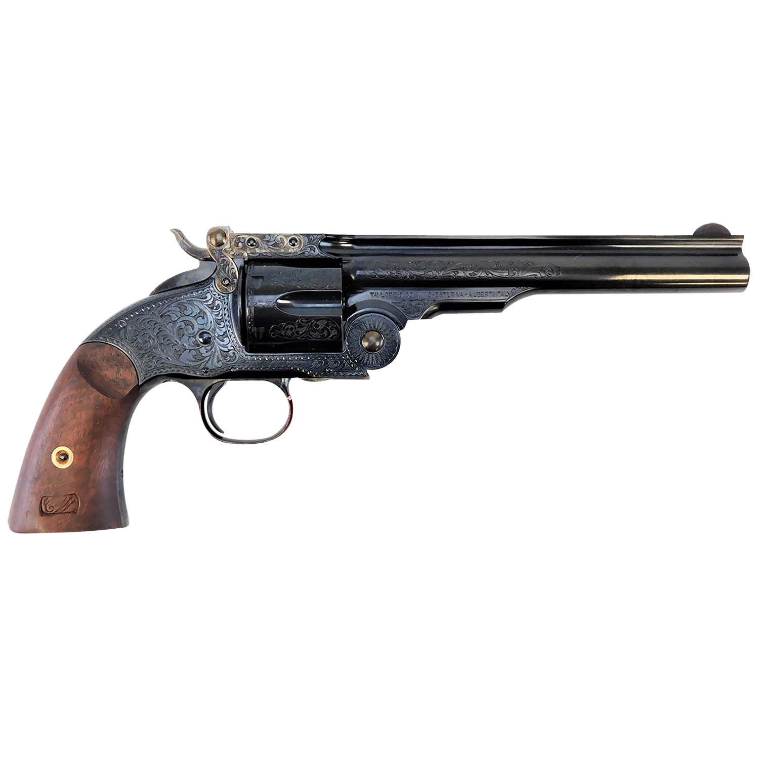 Taylors & Company Top Break Schofield 45LC 6RD 7 Engraved