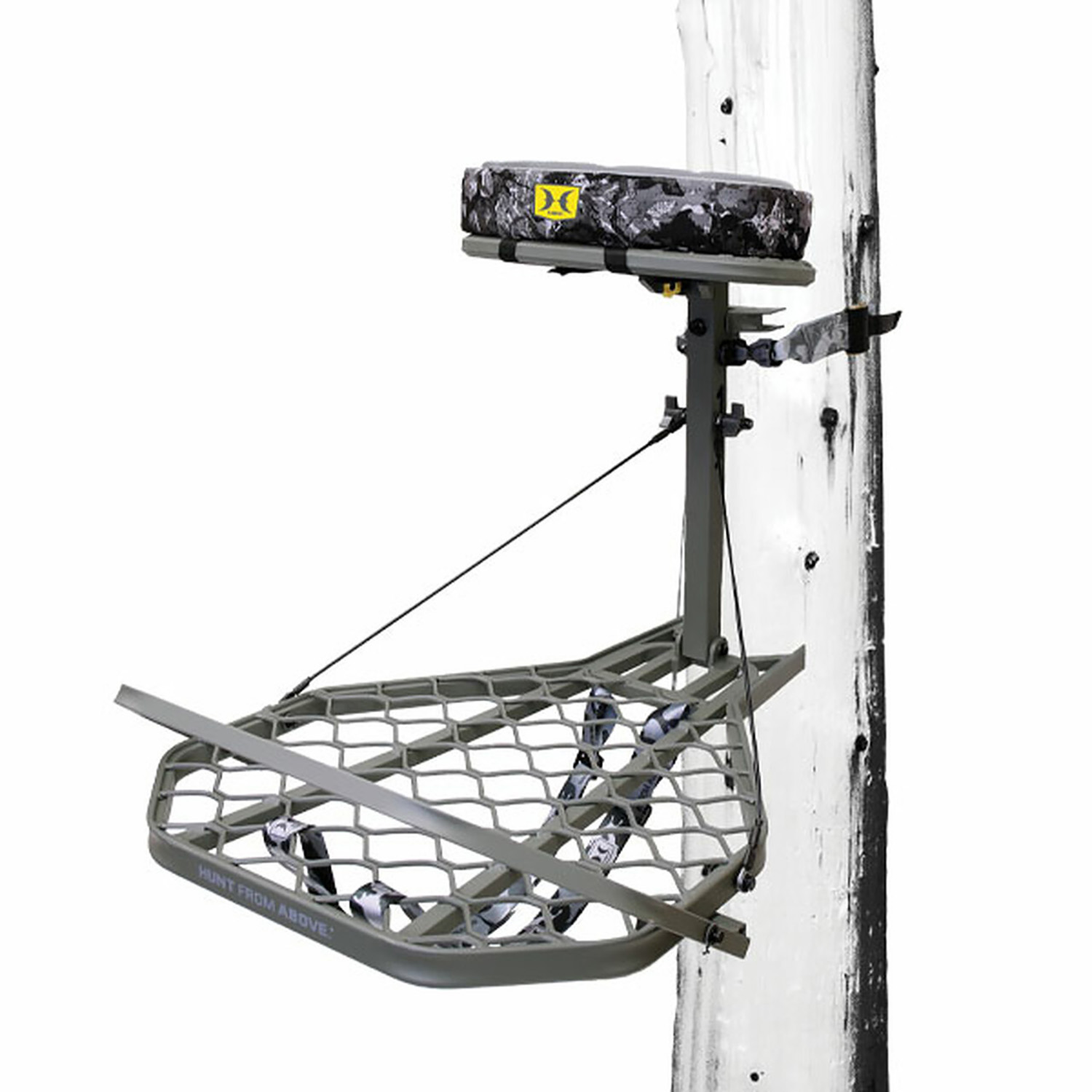 Hawk HWK-HF2025 Helium Pro Tree Stand Hang on - Gray Powder Coated