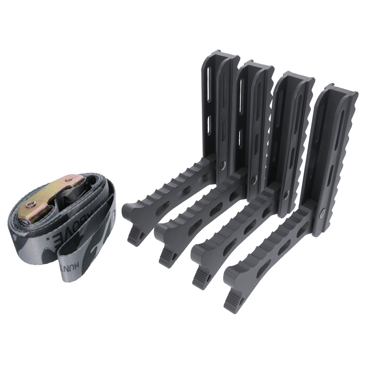 Hawk Helium Folding Tree Steps Black Aluminum 4 Pack