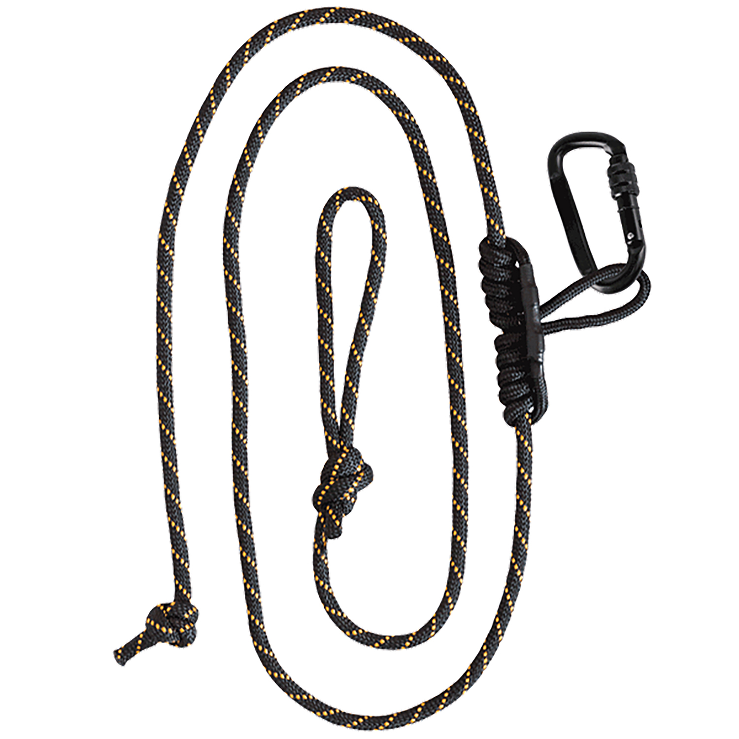 Muddy Safety Harness Linemans Rope Black Nylon
