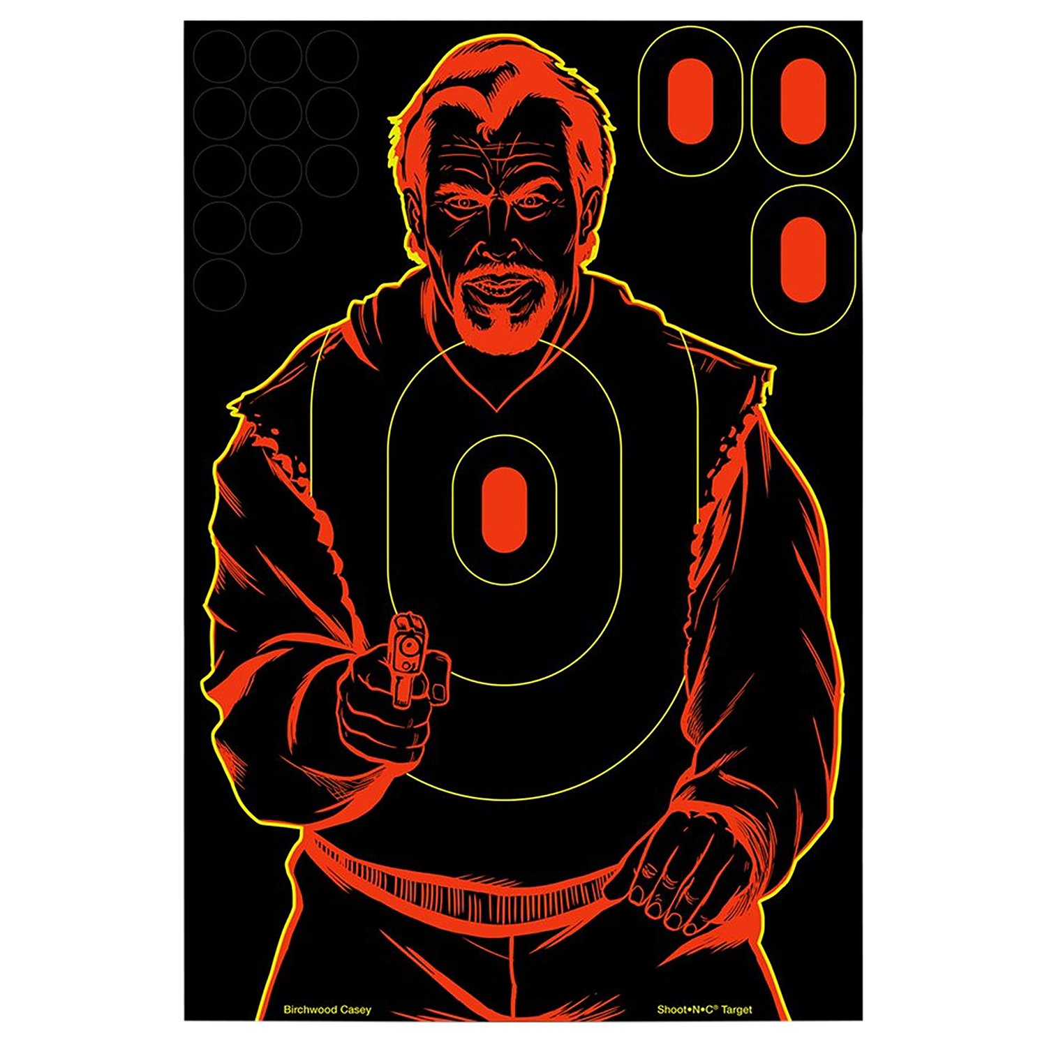 Birchwood Casey Shoot-n-c 12X18 Bad Guy Target 12 Pack