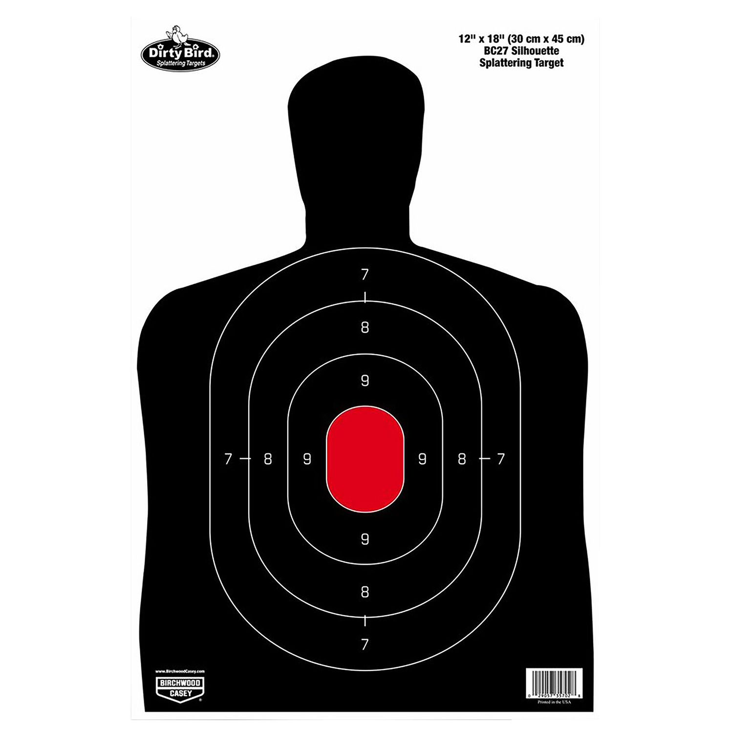Birchwood Casey Dirty Bird Silhouette Target 12 X 18 50PK