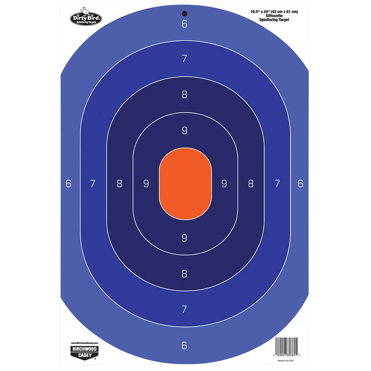Birchwood Casey Dirty Bird Silhouette Target 16.5 X 24 3PK