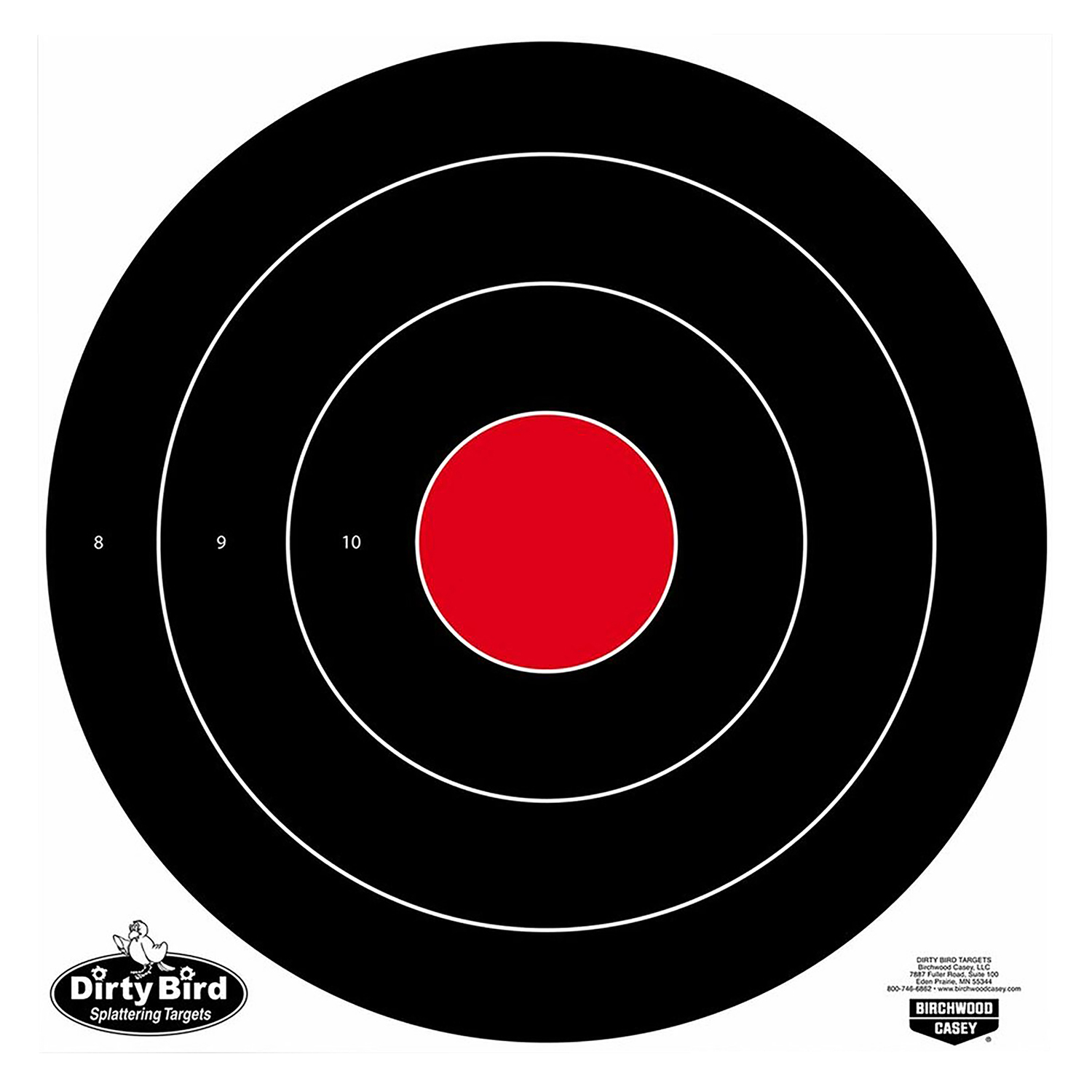Birchwood Casey 35181 Dirty Bird Tagboard Target 17.25 100PK