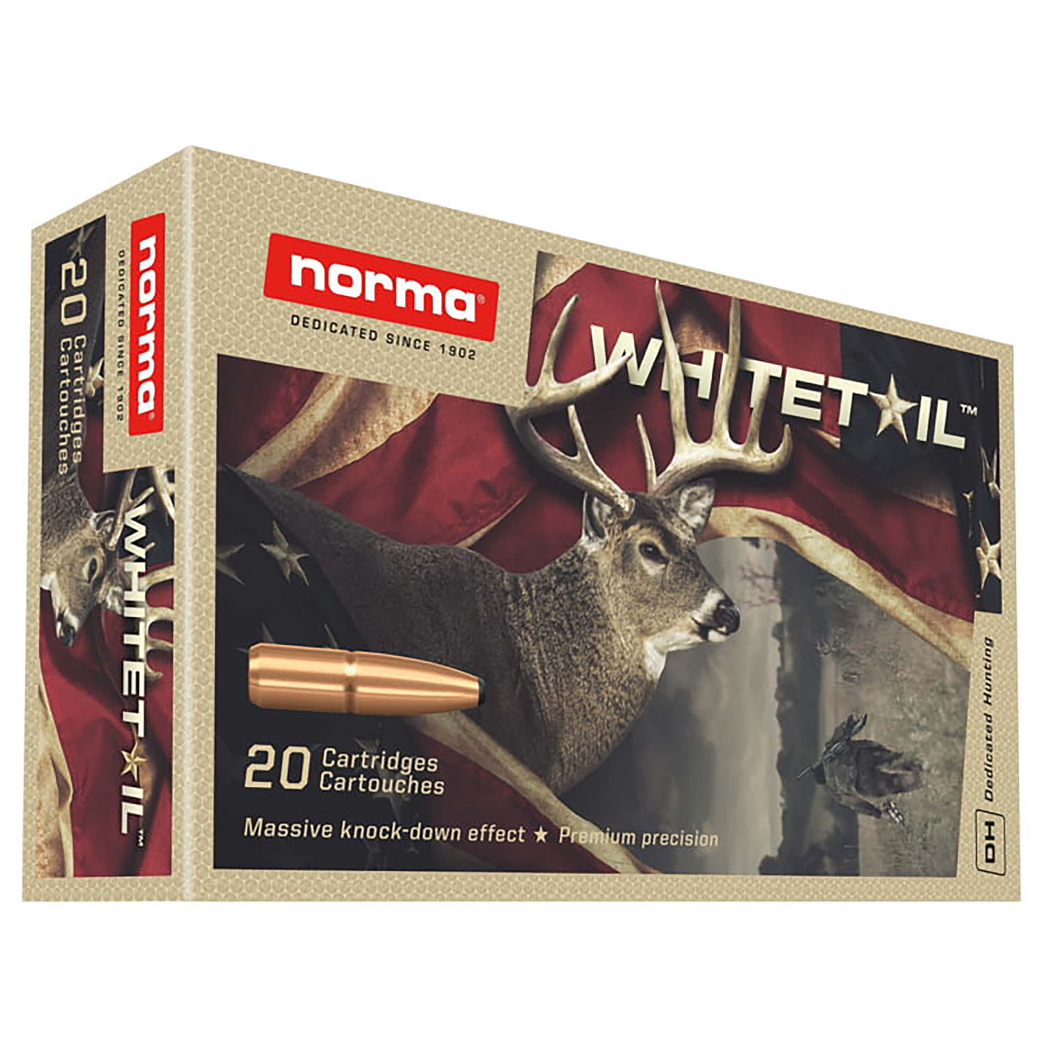 Norma Whitetail 7MM-08 Rem 150GR Psp 20 Rds Ammo