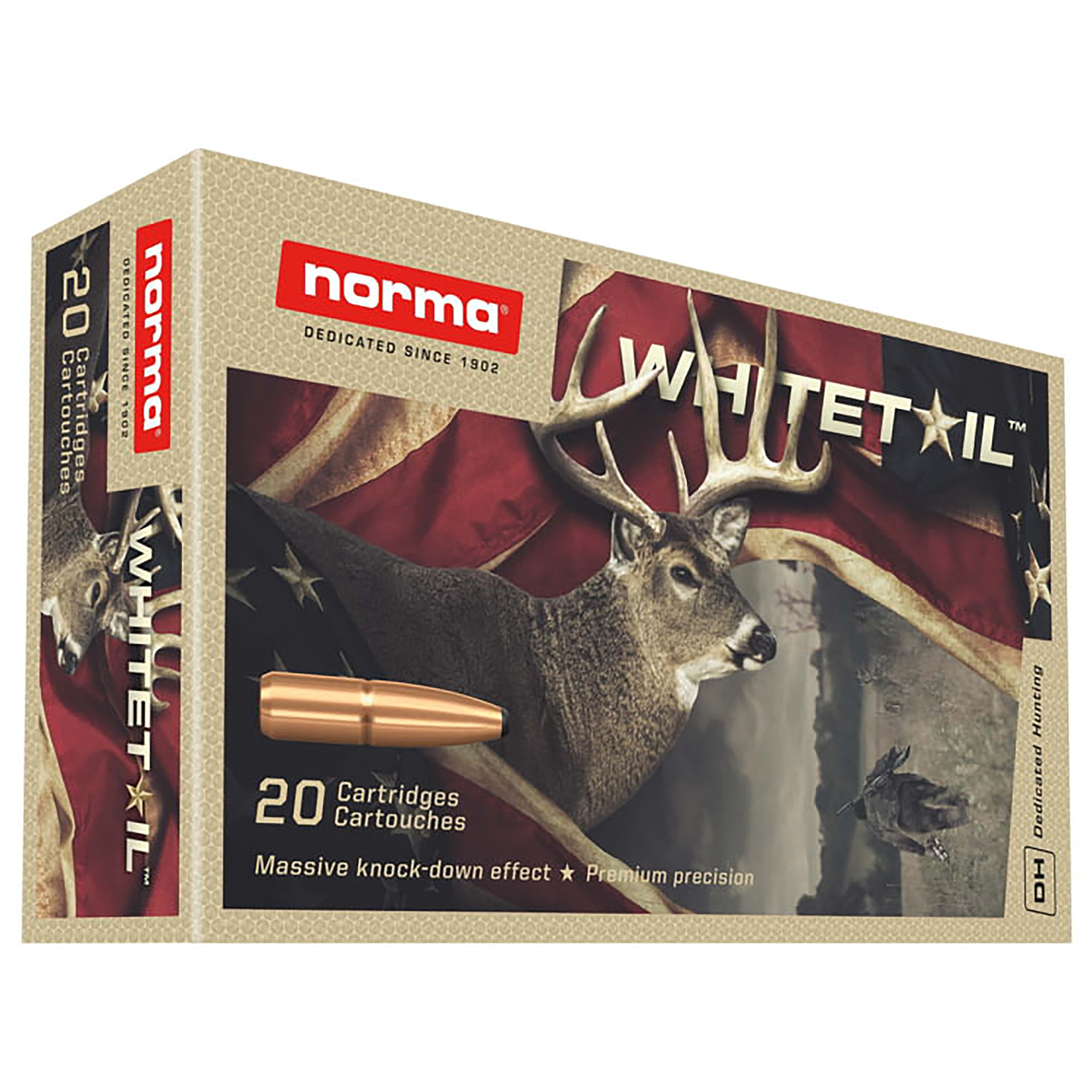 Norma Whitetail .308 Win 150GR Psp 20 Rds Ammo
