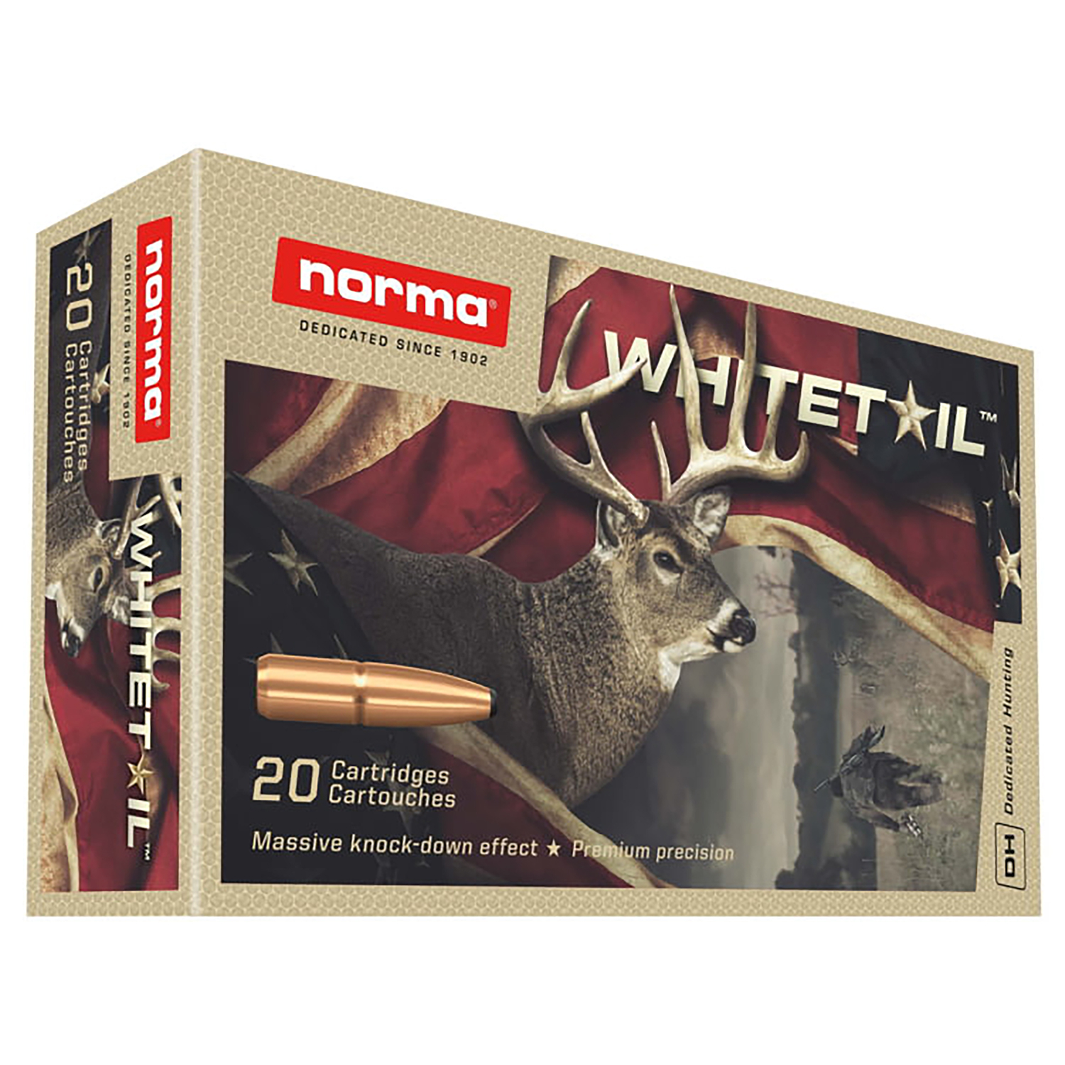 Norma Whitetail 7MM Rem. Mag. 150GR Psp 20RDS Ammo