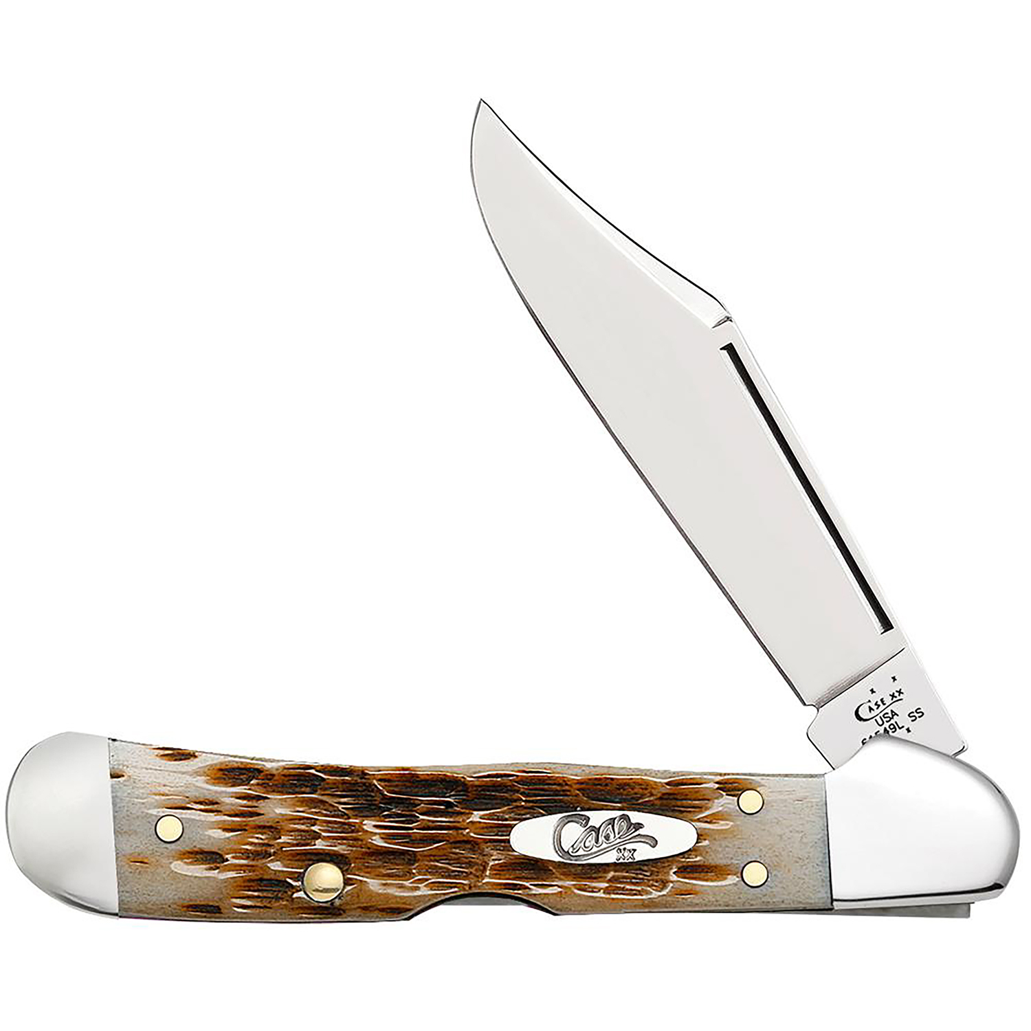 Cae Mini Copperlock Amber Bone