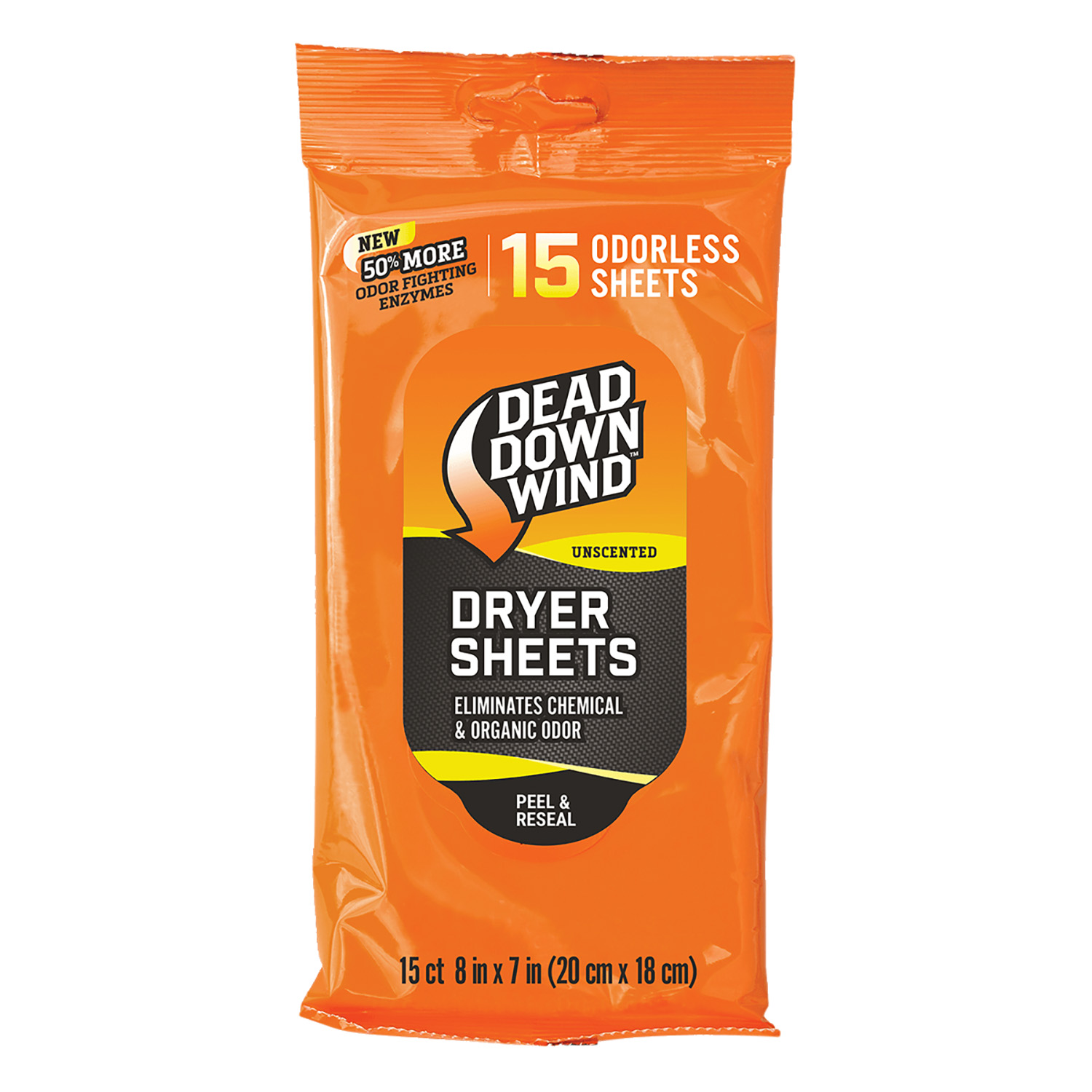 Dead Down Wind Dryer Sheets 15 Pack Odor Eliminator