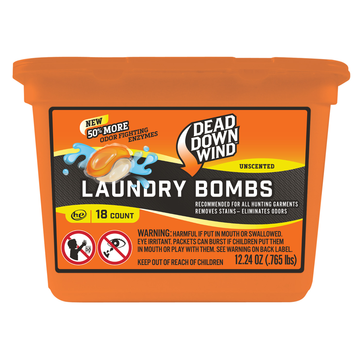 Dead Down Wind Laundry Bombs 12.24 Oz Tub 18 Count