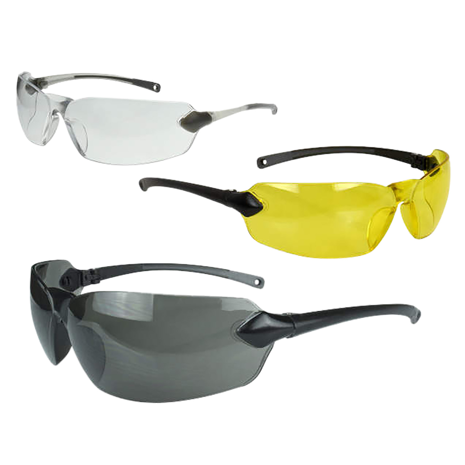 Radians Overlook Balsamo Combo 3 Pack - Clear, Smoke, Amber