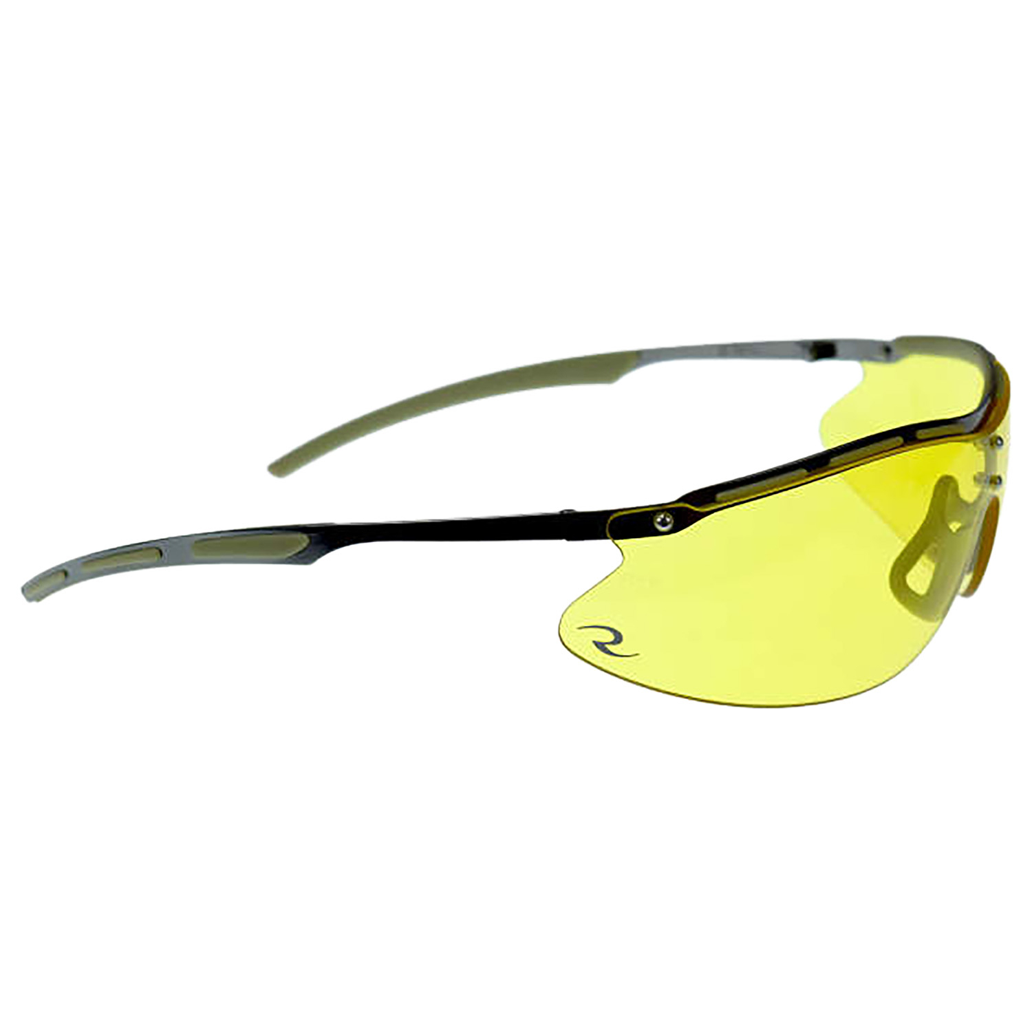 Radians CSB101-4CS Bravo Glasses Amber Lens Metal Frame