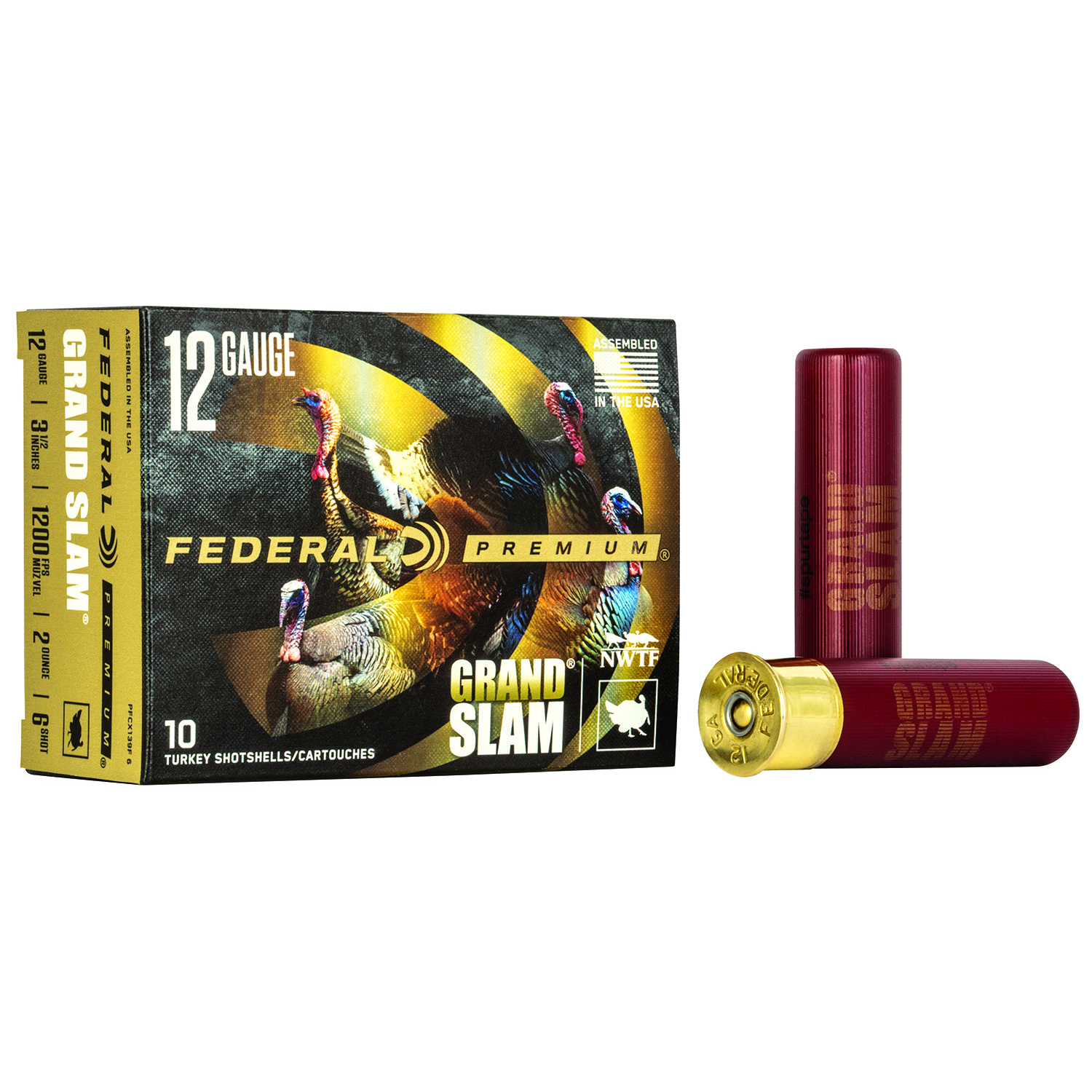 Federal Grand Slam 12GA 3.5 2OZ 6 Shot 10RD Ammo