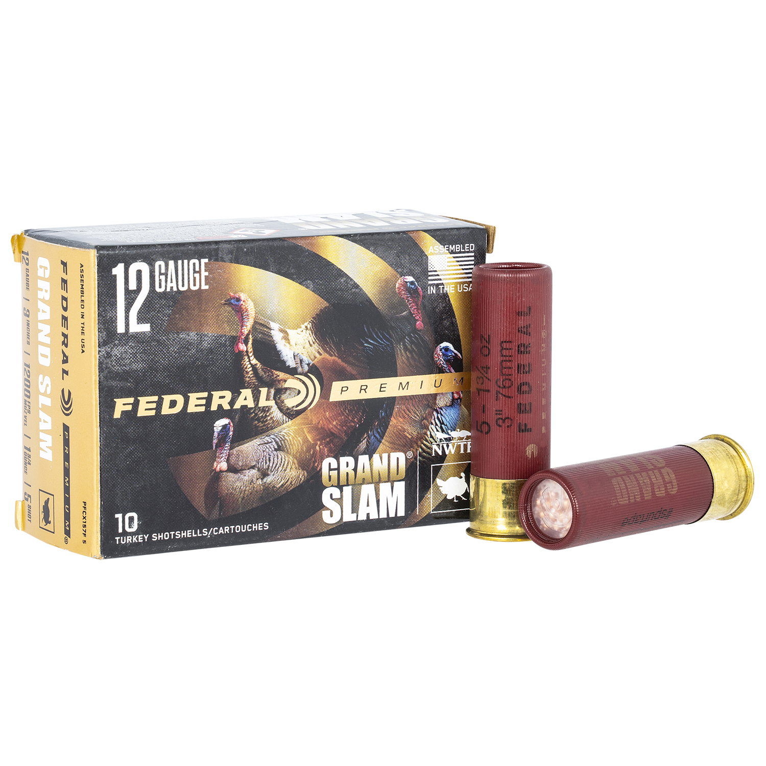 Federal Grand Slam 12GA 3 1-3/4OZ 5 Shot 10RD