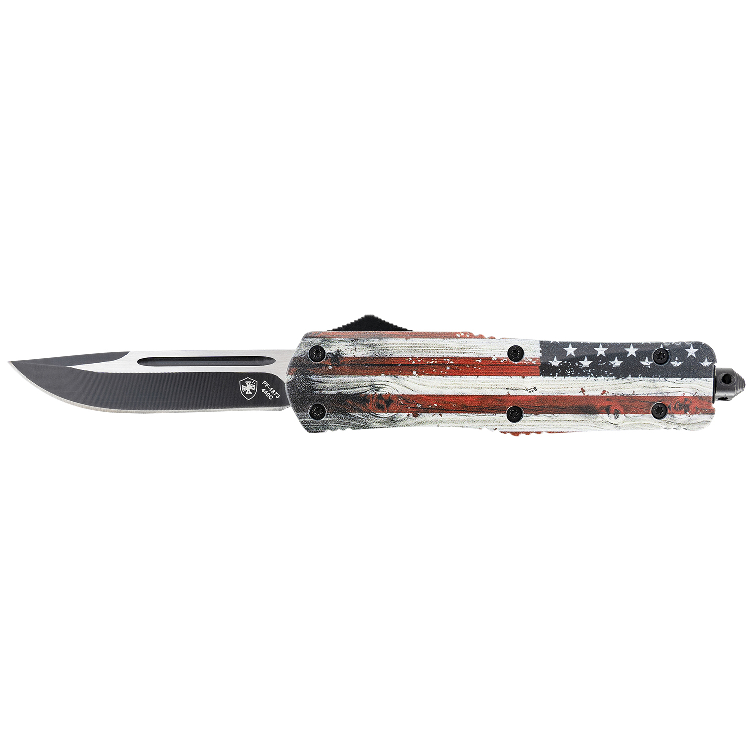 Templar Knife LWUS331 Large Wood Us Flag Otf Drop Point
