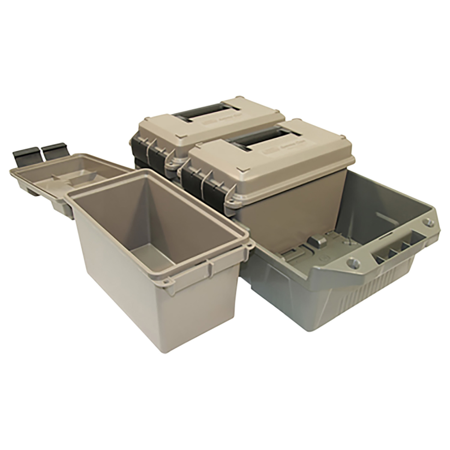 Mtm 3-CAN Ammo Crate 50 Cal Dark Earth/army Green