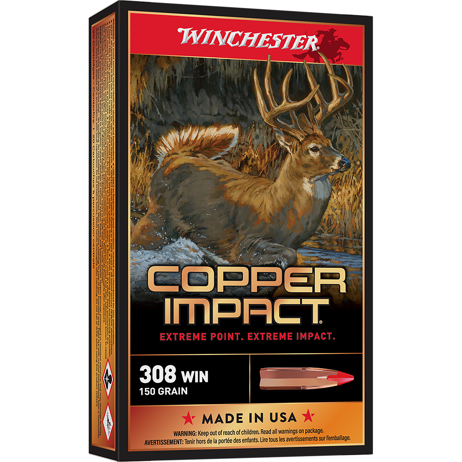 Winchester Copper Impact .308 Win 150GR Lead Free 20RD