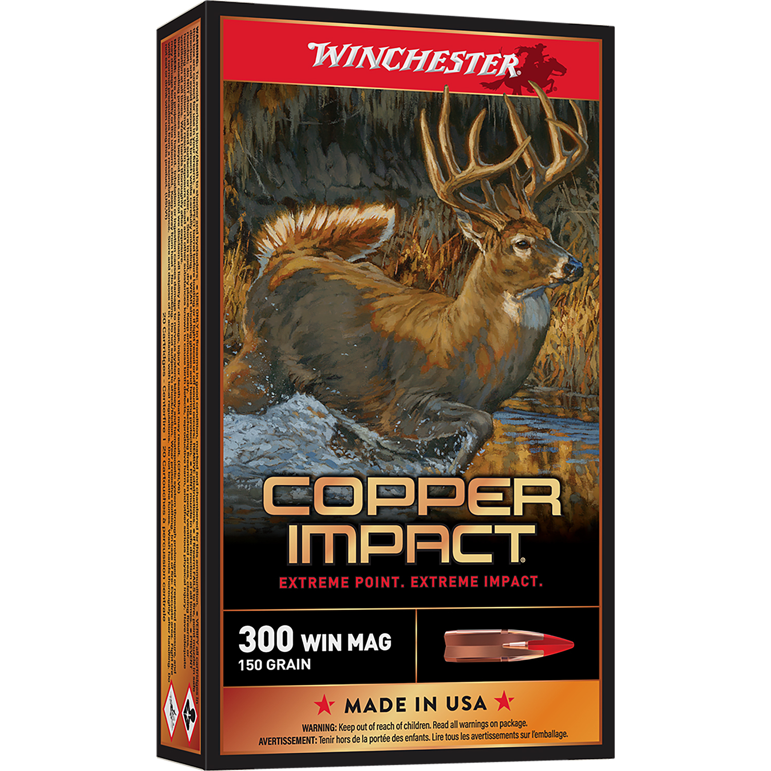 Winchester Copper Impact 300 Win Mag 150GR Lead Free 20RD