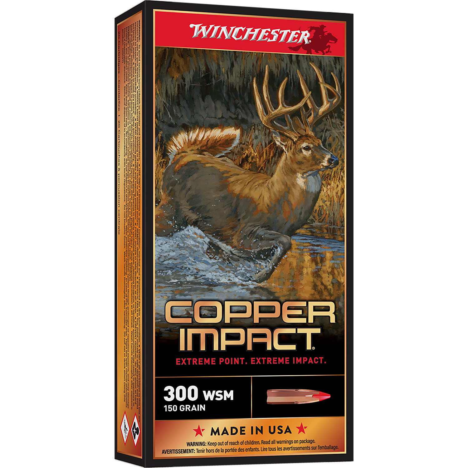 Winchester Copper Impact 300 Wsm 150GR Lead Free 20RD