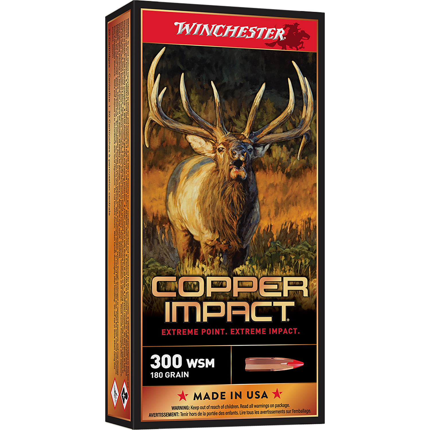 Winchester Copper Impact 300 Wsm 180GR Lead Free 20RD