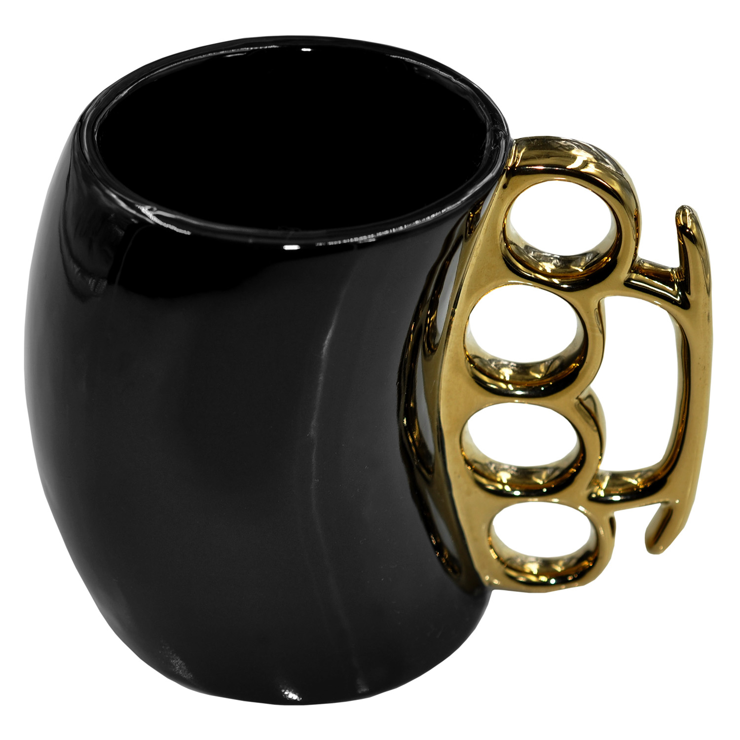 Camp CBG-M-1026 Brass Knuckle Mug Black & Gold