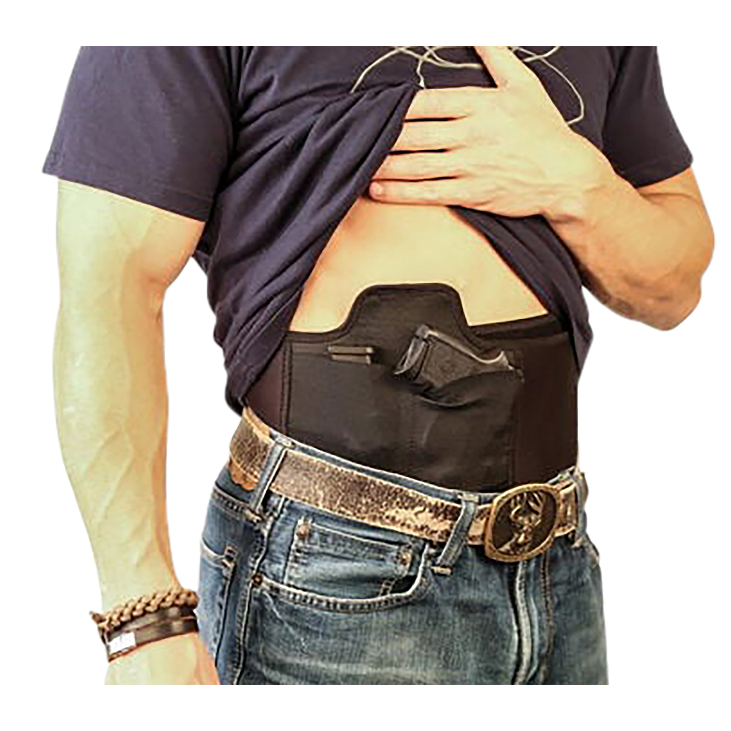 Caldwell Belly Band Xl Holster - Moisture Wicking Brown