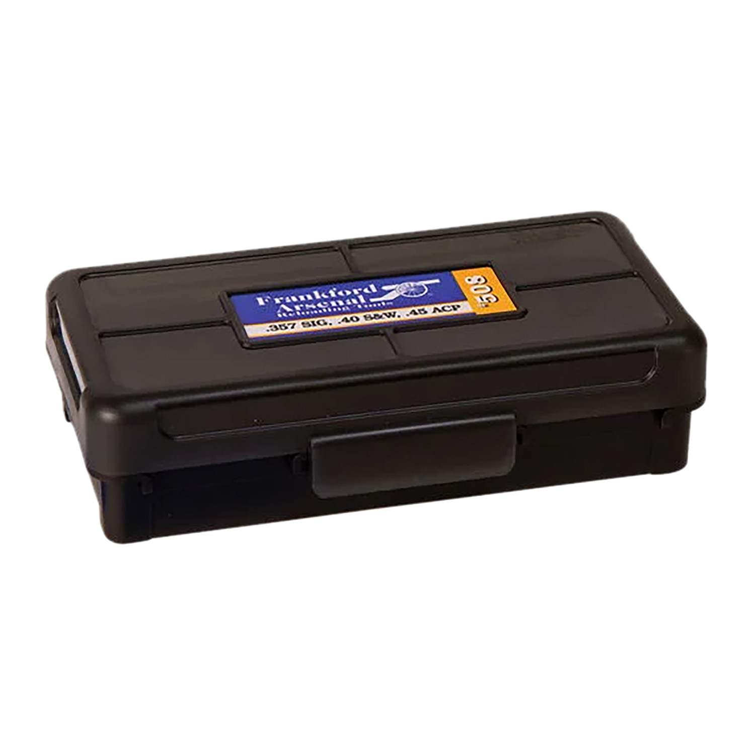 Frankford Arsenal Hinge-top Ammo Box 270WIN 280CAL 50RD Black Polymer