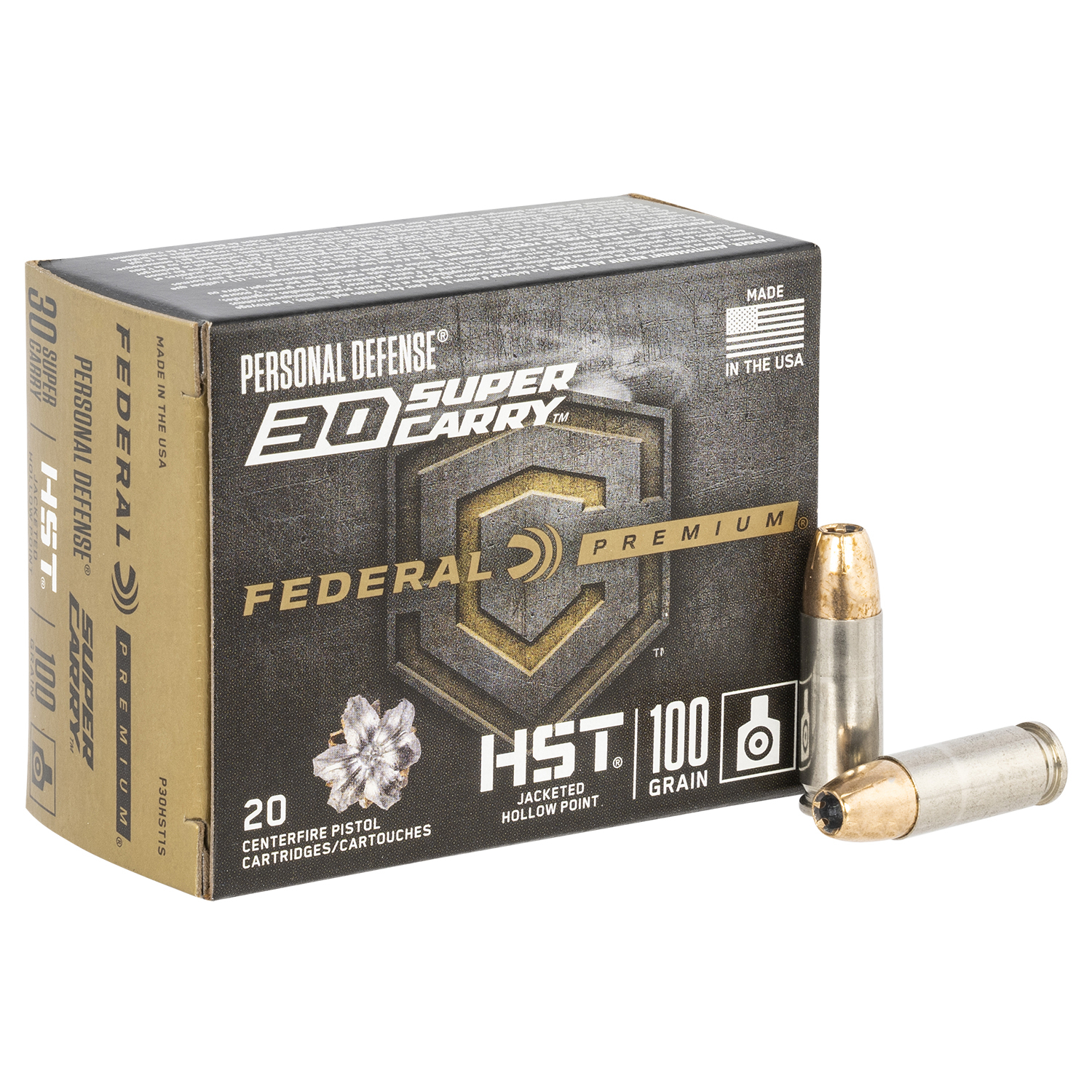 Federal Premium 30 Super Carry 100GR Hst Jhp 20RD