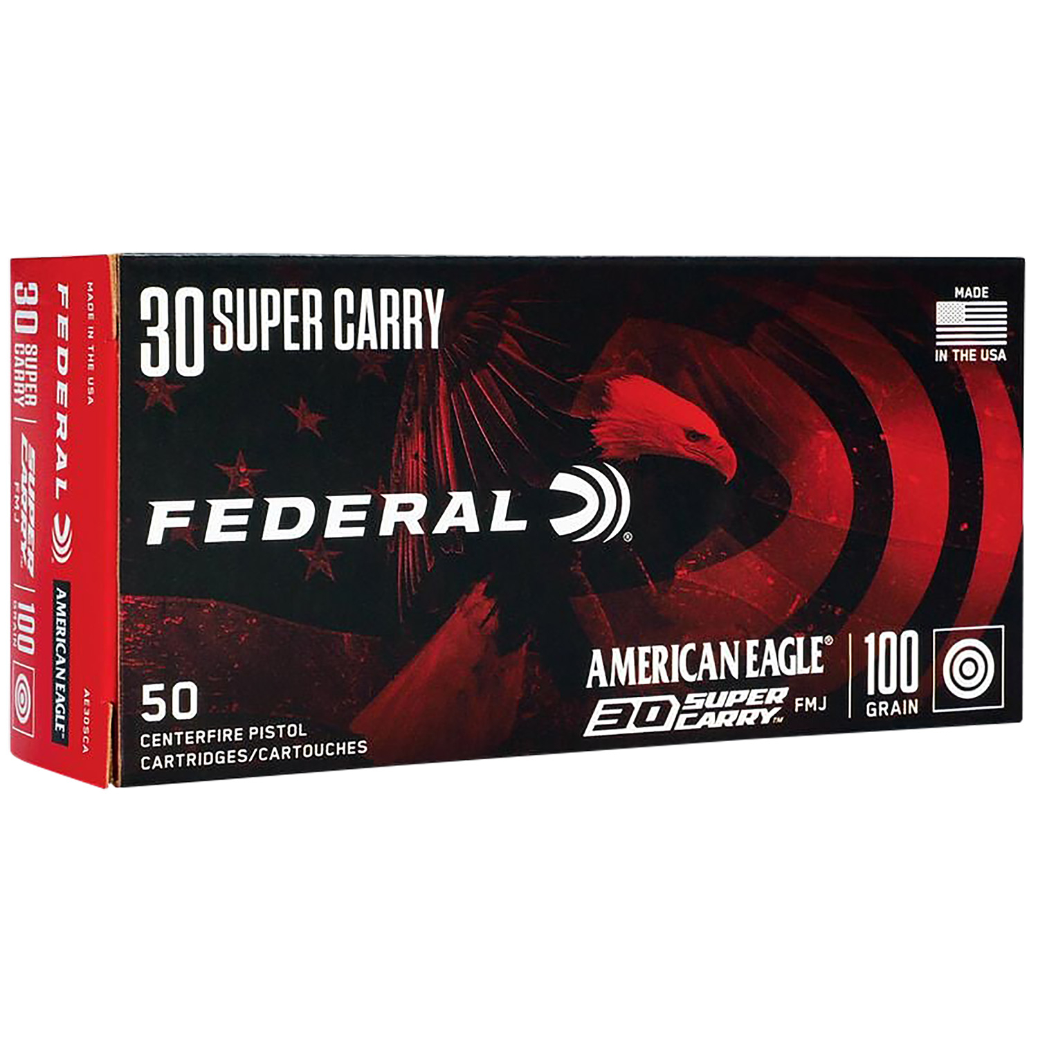 Federal American Eagle 30 Super Carry 100GR Fmj 50RD