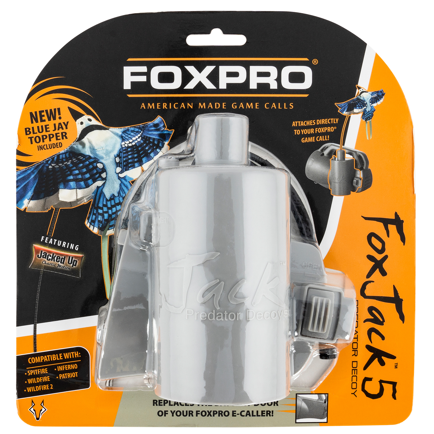 Foxpro Foxjack 5 Predator Decoy Gray Blue Jay - Image 2