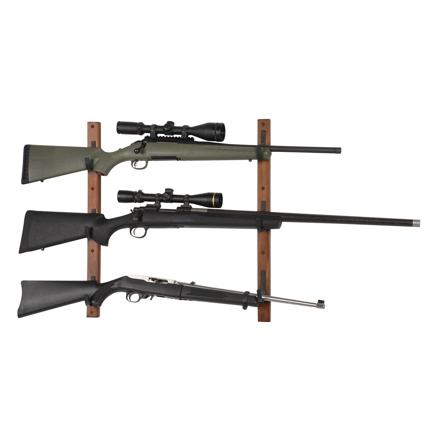 Allen 5656 Gun Collector 3 Place Wood/metal Rack