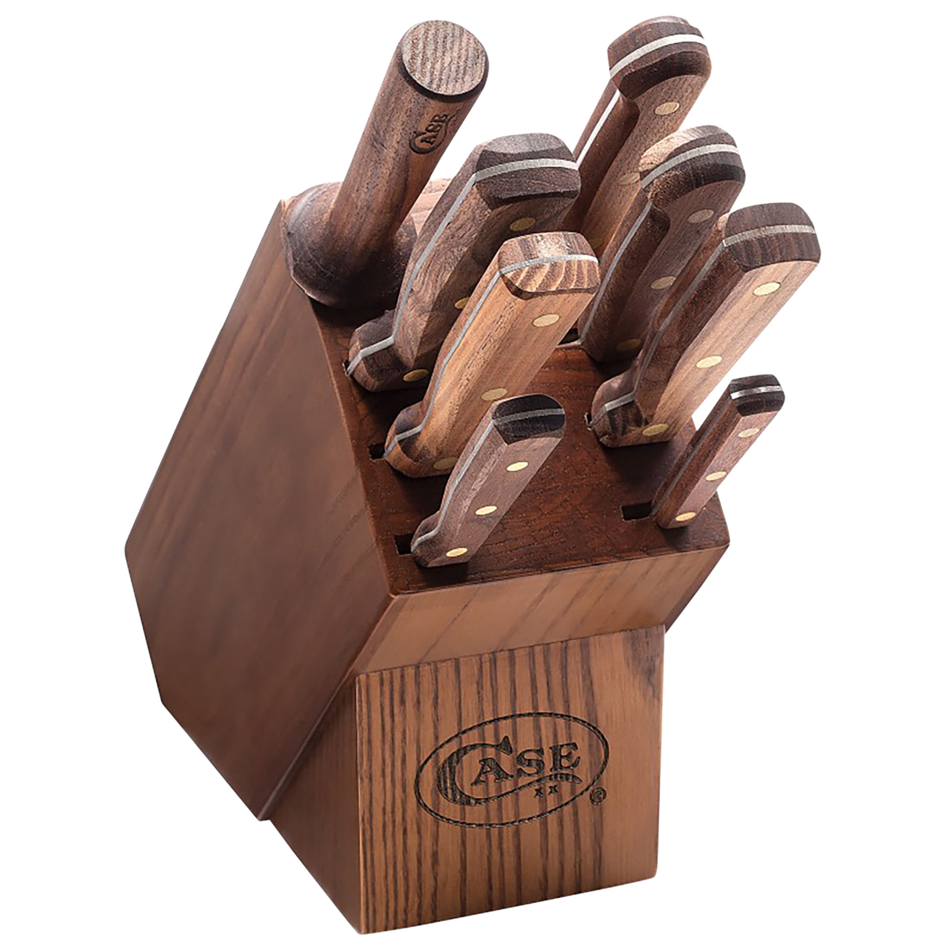 Case 10249 9-PIECE Block Set With Solid Handles