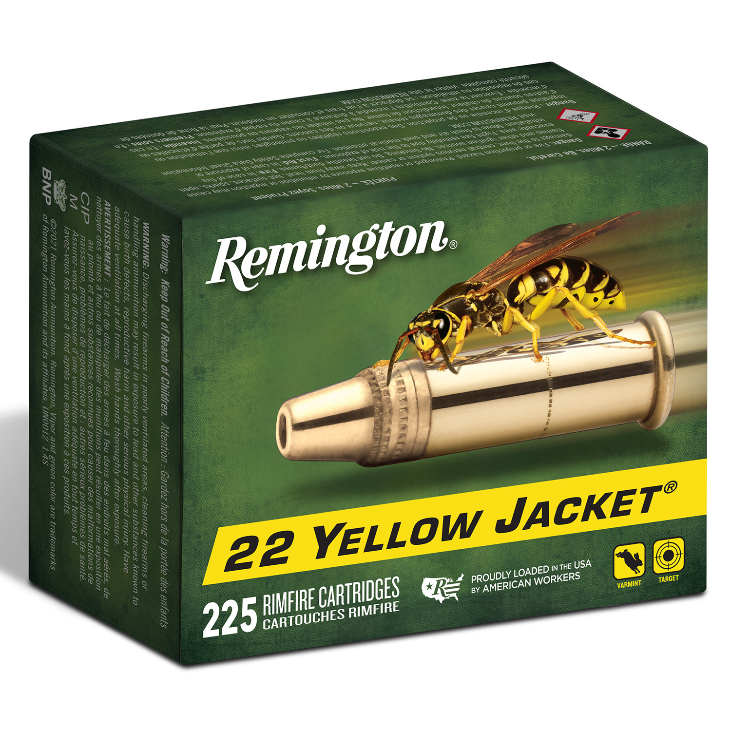 Rem 21233 Yellow Jacket 22LR 33GR 225/10