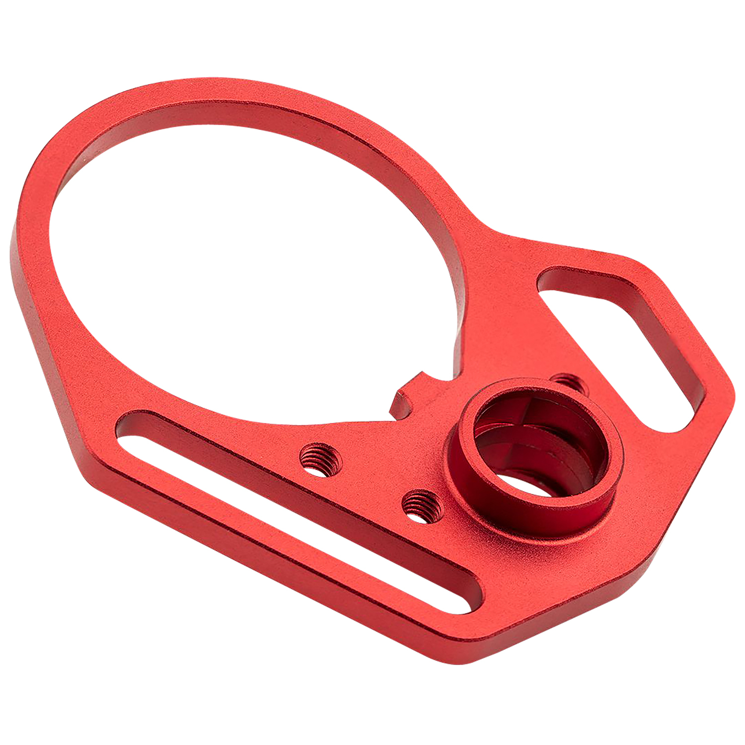 Strike Industries Qd End Plate & Anti-rotate Nut - Red
