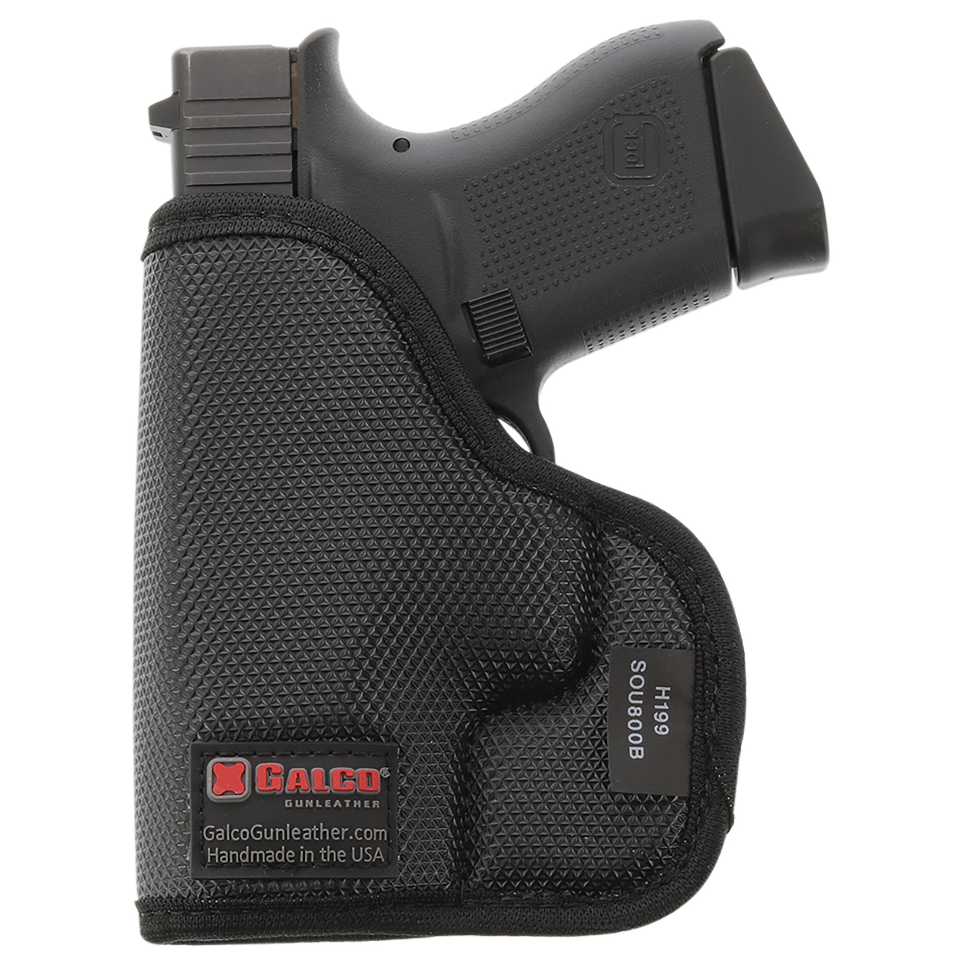 Galco SOU652B Stukon U Pocket Holster for Glock 33 & S&w M&p Shield