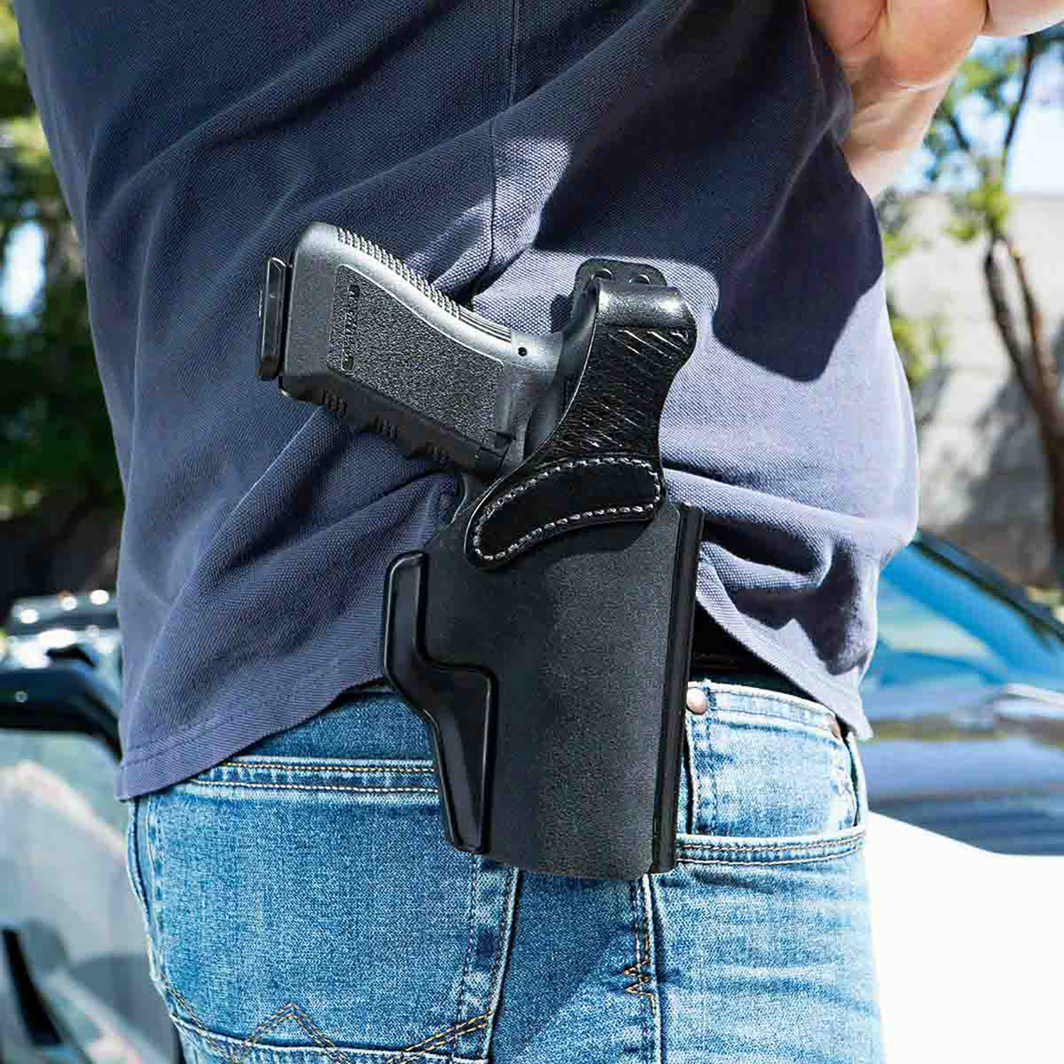Galco W2800RB Wraith 2.0 Paddle Holster for Glock 43X, Taurus GX4 - Image 3