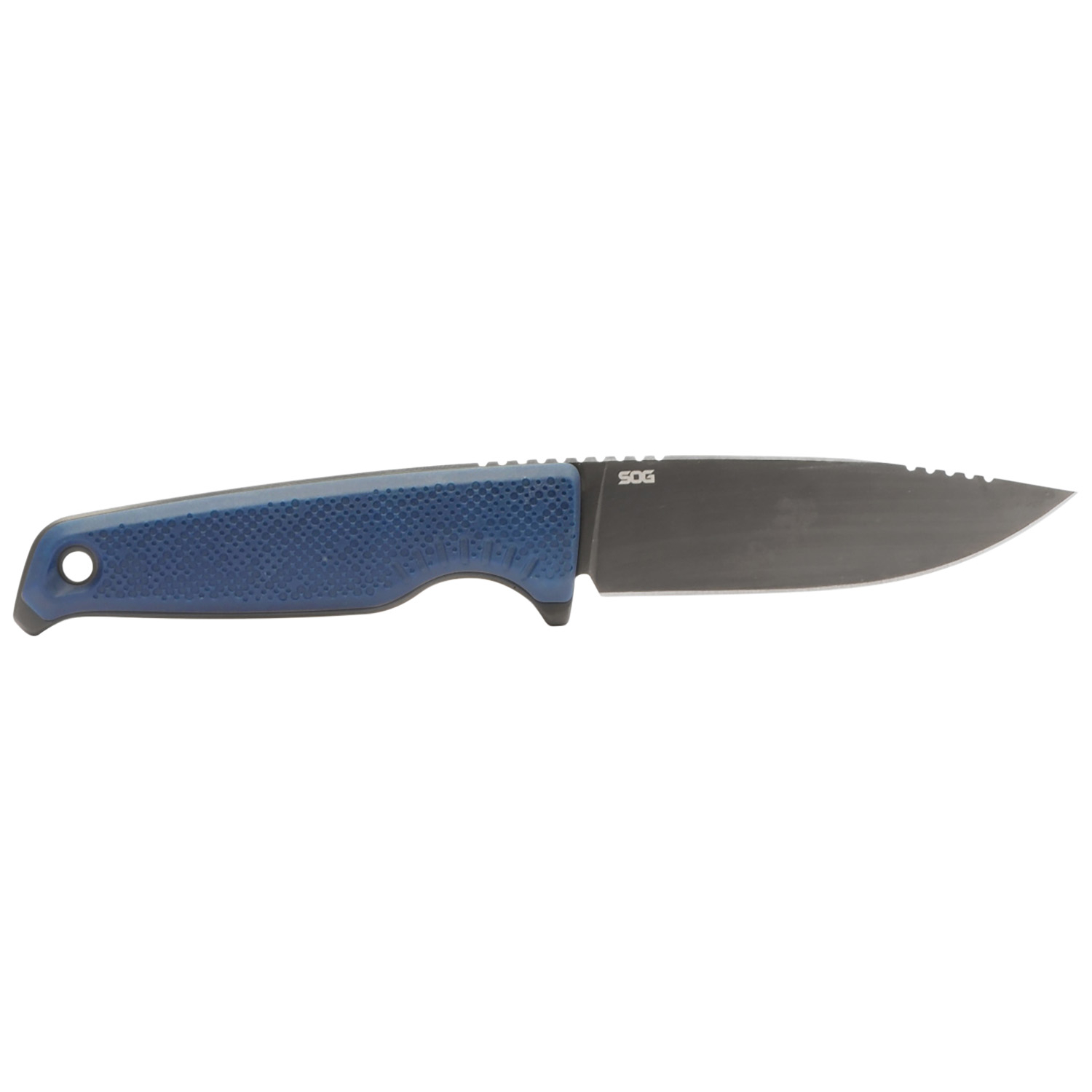 Sog Altair Fx 3.40 Fixed Clip Point Knife - Squid Ink Black