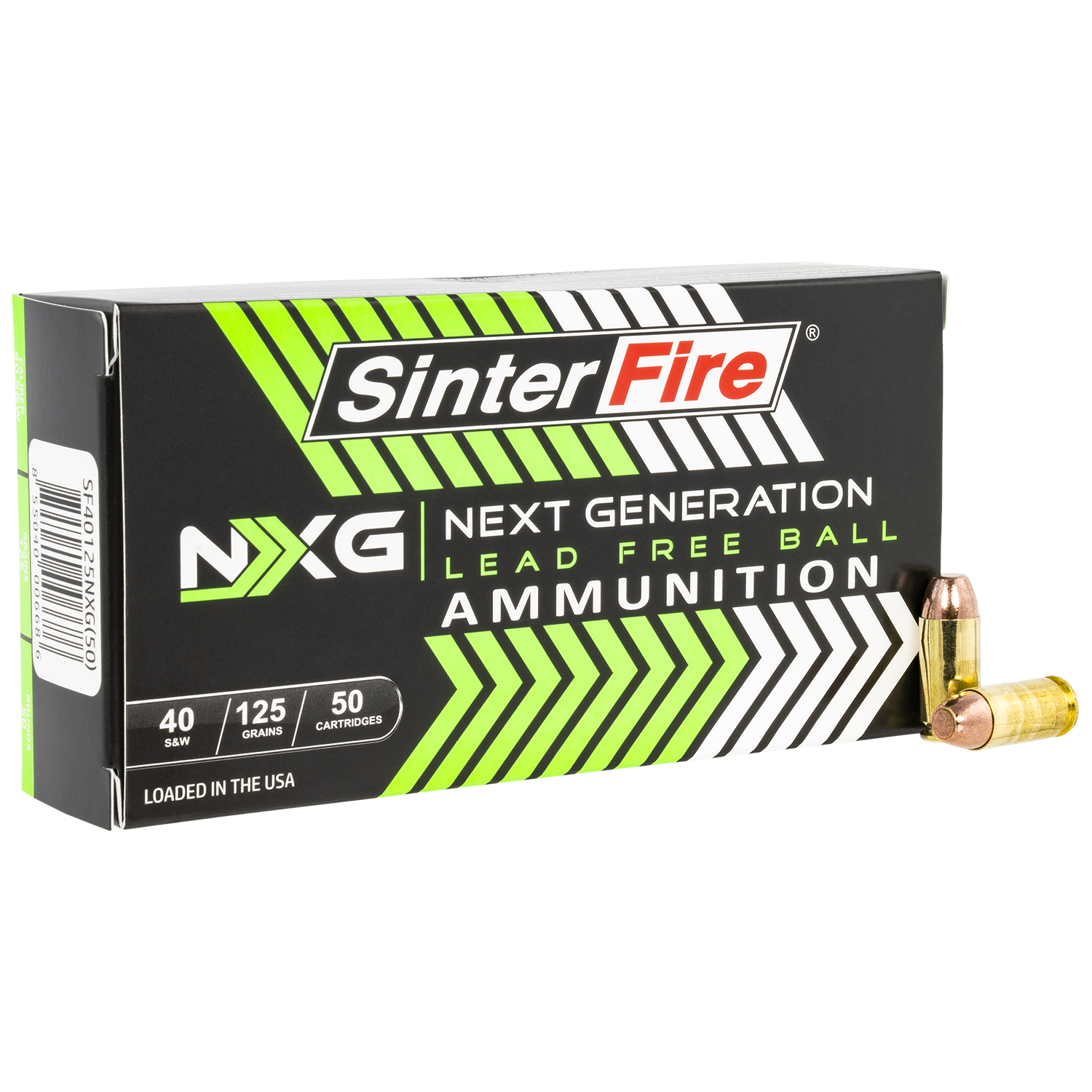 Sinterfire Nxg 40 S&w 125 Gr Lead-free Ball 50 Rd.