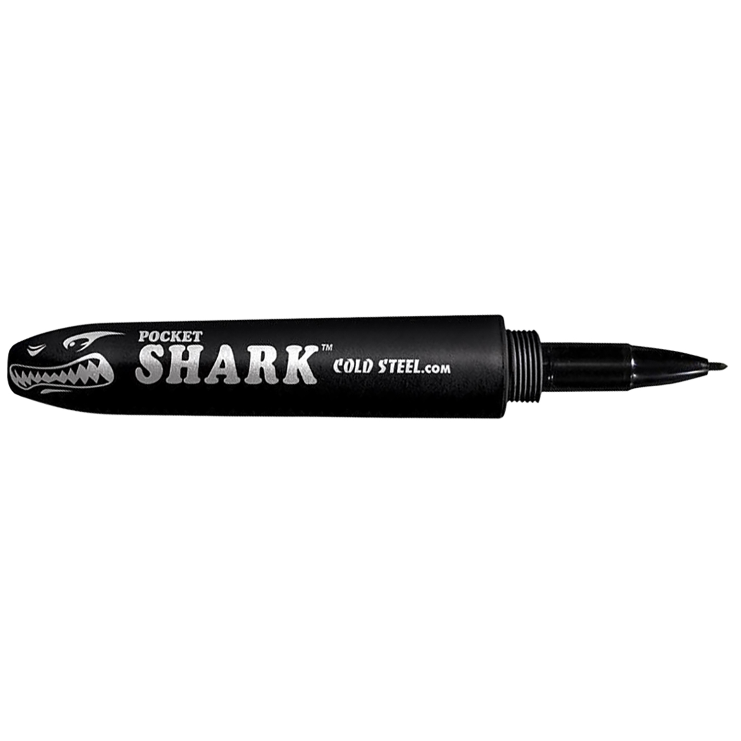 Cold Steel Pocket Shark Pen 6.5 in Oal - Black Polymer