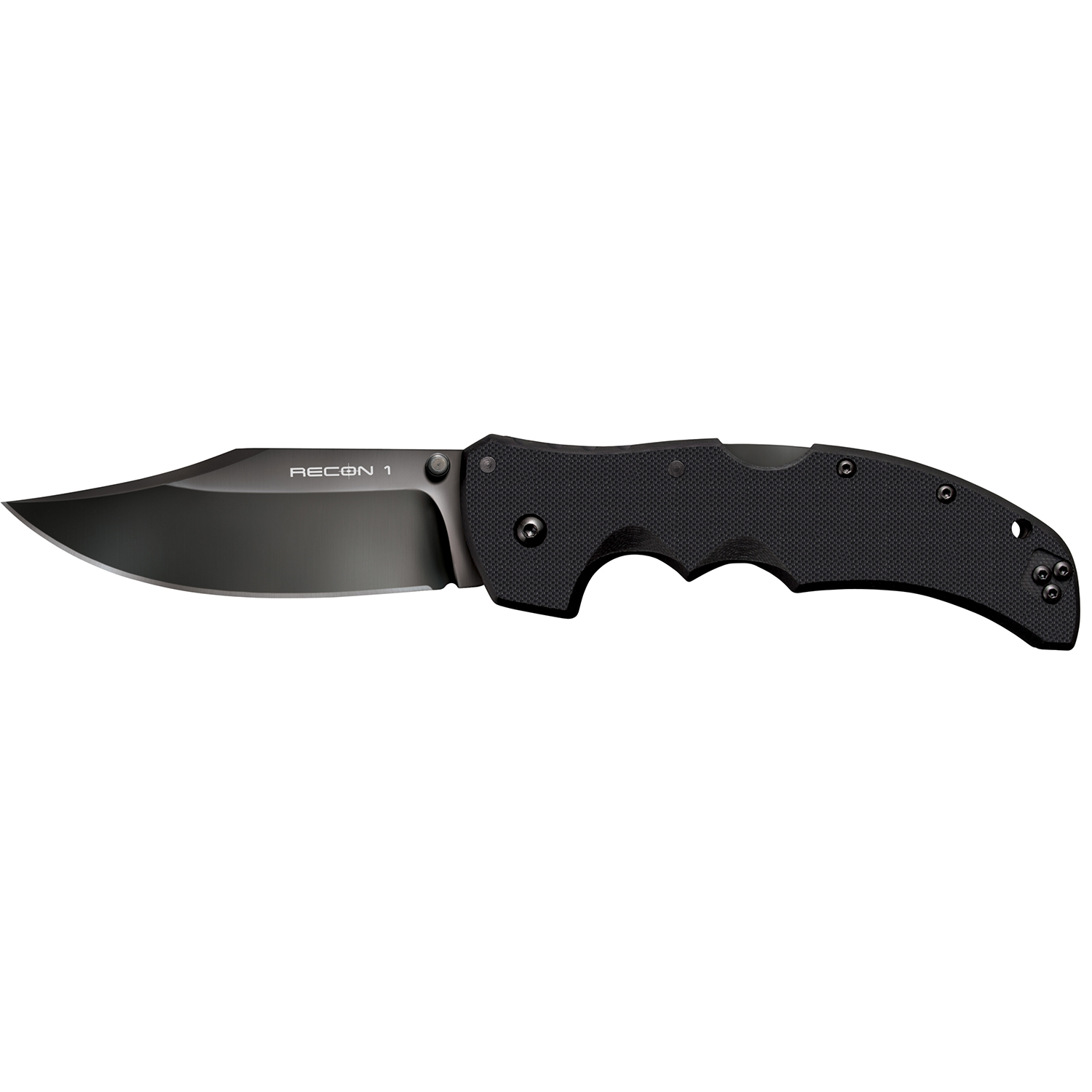 Cold Steel Recon 1 Clip Point Lockback Knife G-10 4 Black