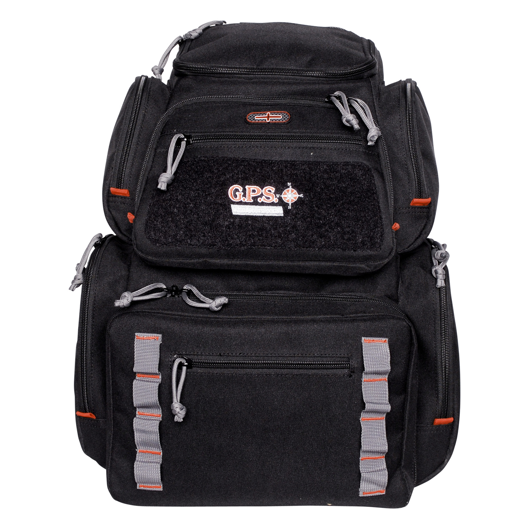 Gps 1712BPB Pistolero Backpack - 5 Handgun Capacity - Black/gray