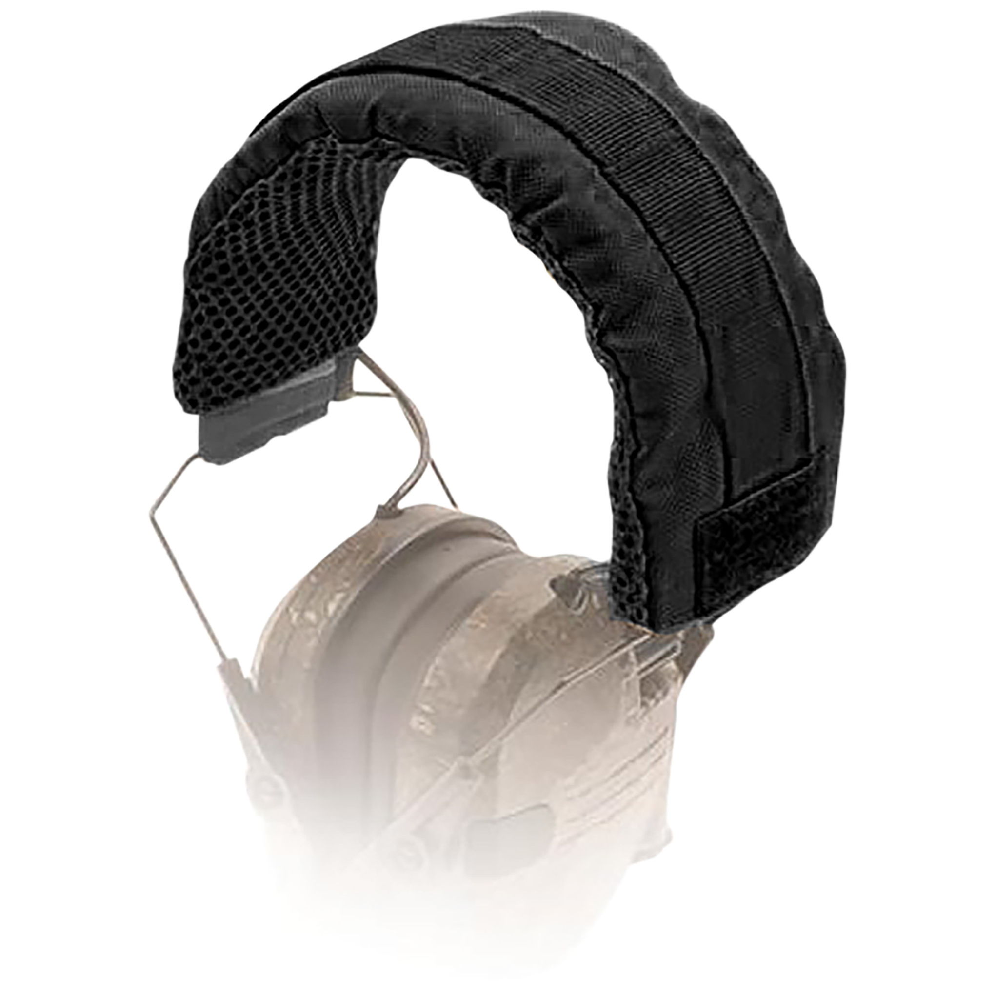 Walkers Gwphdbndv Razor Headband Wrap Nylon Black With Molle Webbing
